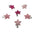 4pcs Flower Hair Clip Girls Hair Clips Hair Clips For Girls Small Hair Clips Girls Hair Accessories For Women & Girls Hair Accessories