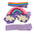3pc Rainbow Mix Hair Clips 5cm Hair Clip for Girls Hair Clips Girls Hair Clips Girls Hair hair bobbles for girl hair clips for girls kids hair accessories