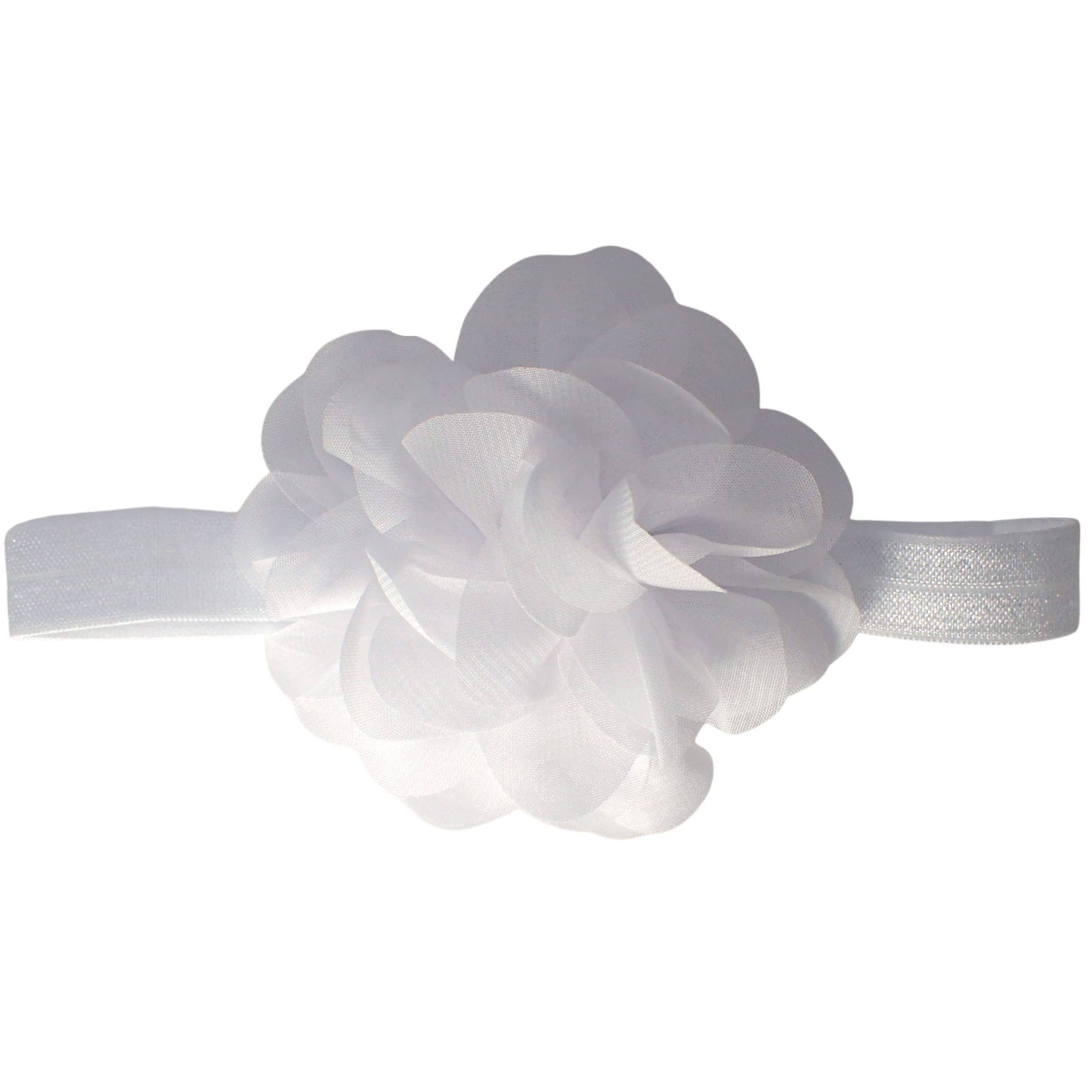 Satin Baby Flower Headband for Girls, Girls Hair Accessories, Hair Accessories for Girls, Kids Hair Accessories, Hair Elastics, Girls Hair Bands