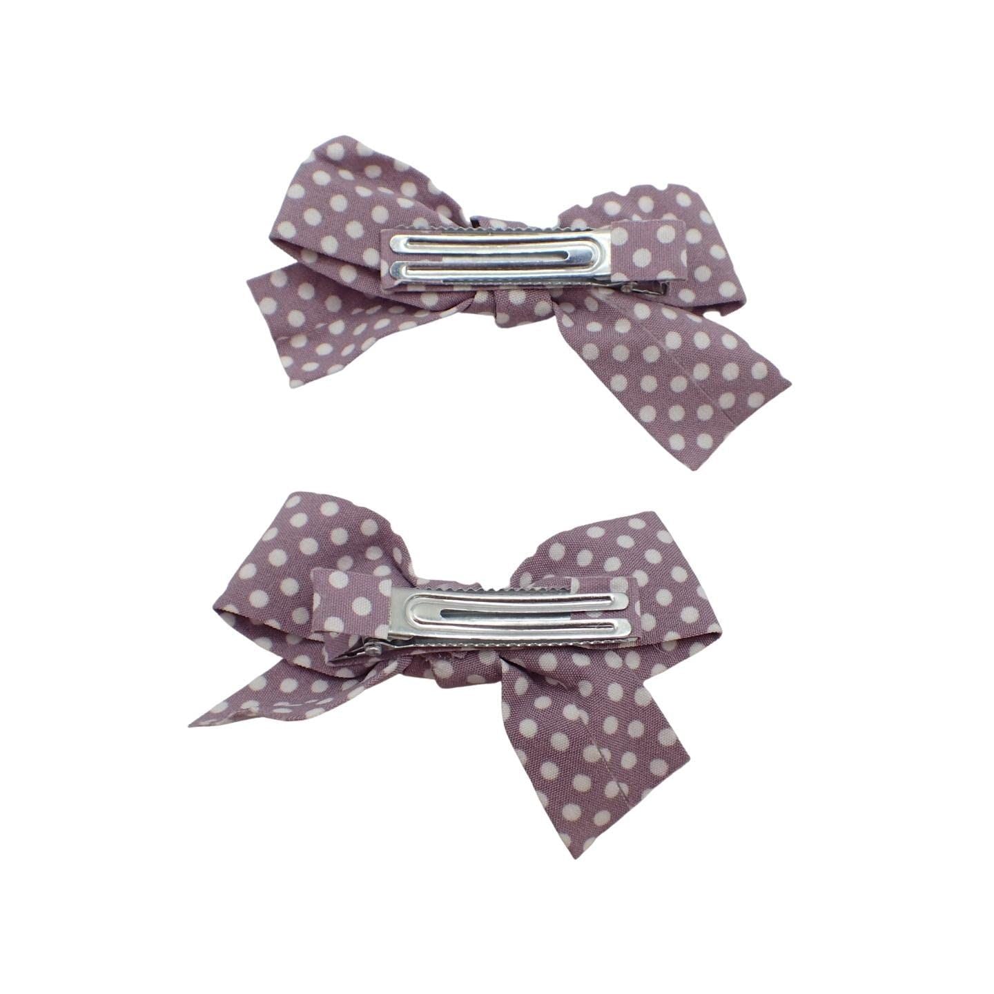 2pc Hair Bows Set Stylish Fashion Cute Bow Hair Clips Alligator Beak Bow Hair Slides Party Festival Hair Accessories Girls Children's Women's Wedding