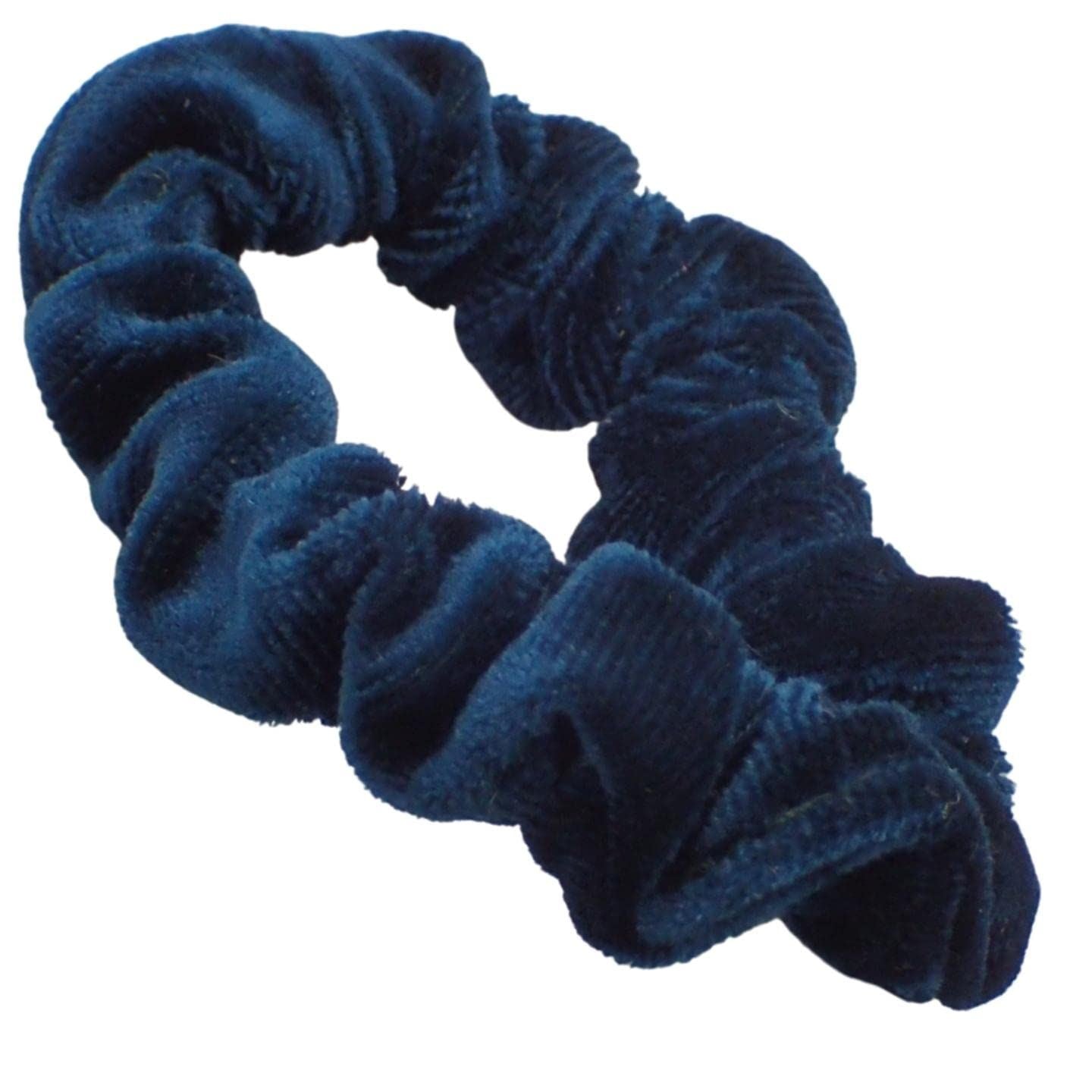 Small Skinny Velvet Hair Scrunchies Pack of 2 Scrunchies for Women & Girls, Cute Soft Scrunchy Hair Tie, Cute Hair Bobble, Velvet Hairband for Ladies & Kids Scrunchies