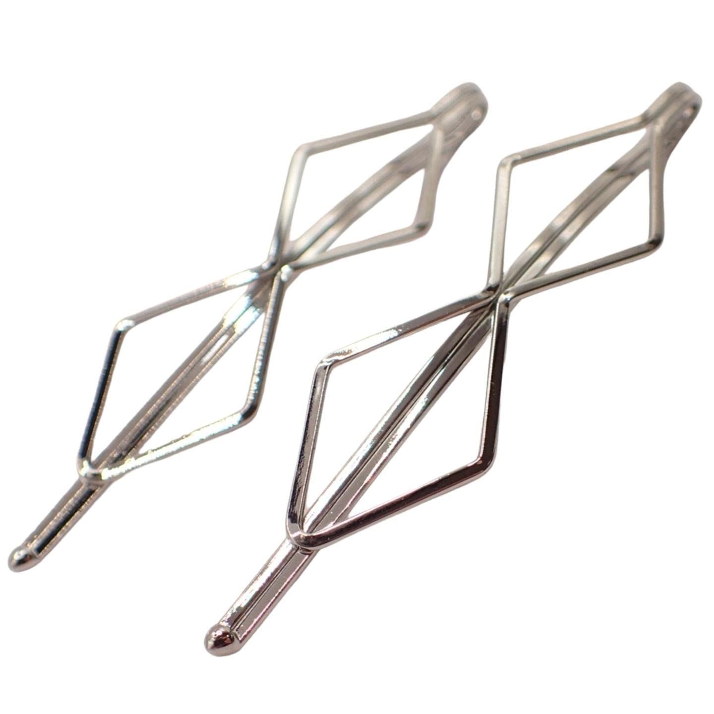 Decorative Geometric & Other Patterns Metal Hair slides, Hair Grip, Clip, Simple & Cute, Unisex Hair Accessories