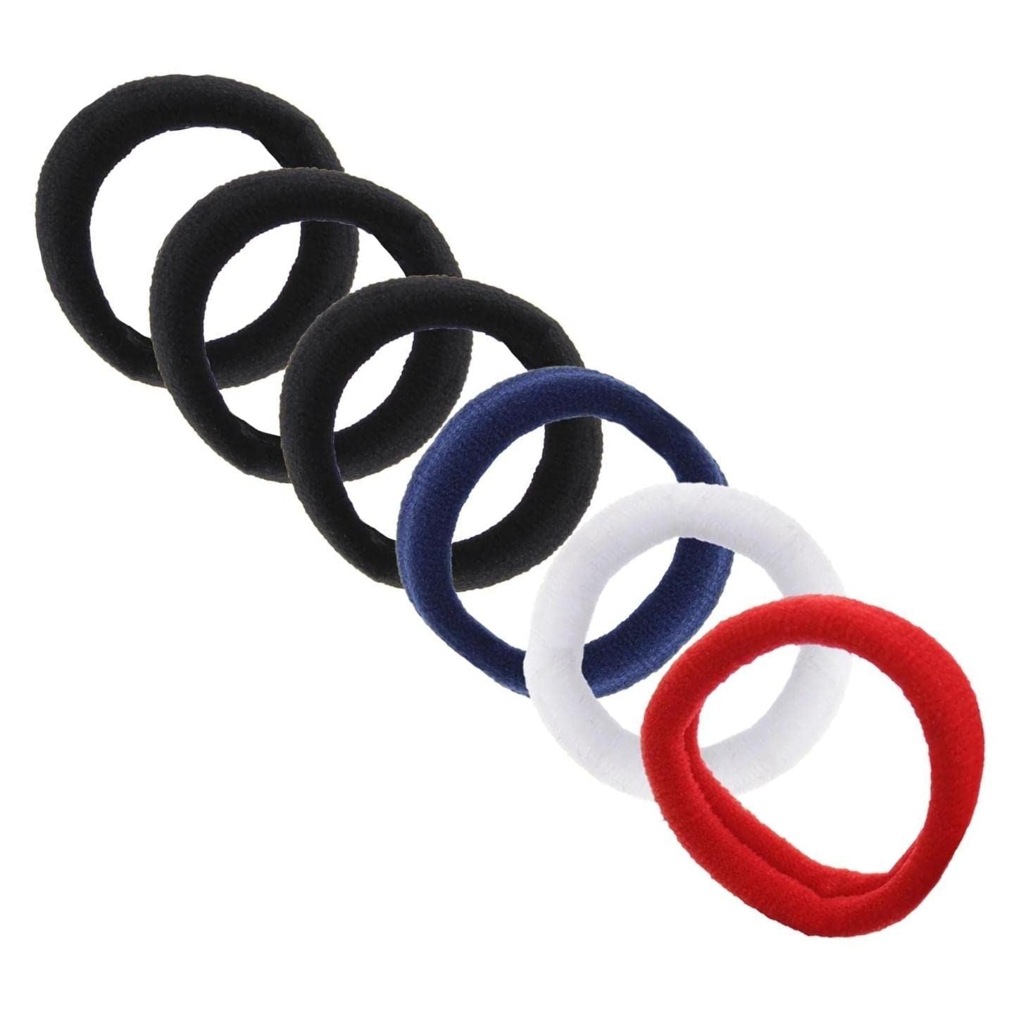 Thick Hair Bands for Women and Girls, Hair Bobbles Elastic Hair Bands Ponytail Holders Hair Ties Hair Elastics Hairbands Women Hair Ties No Damage