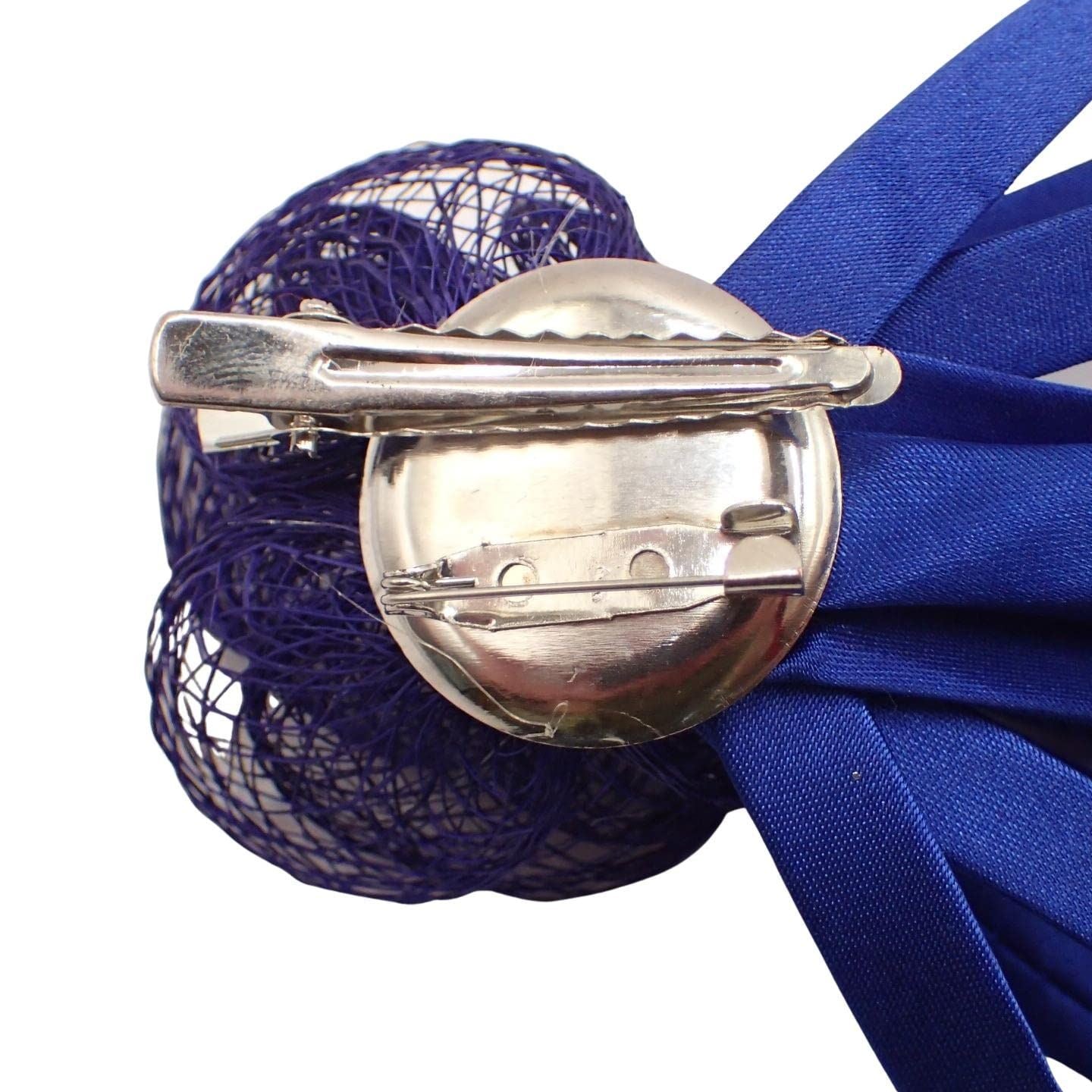 Mini Fascinator Hair Clips Small Fascinators Fascinator Flower Hair Clip Wedding Clip Royal Ascot Hat Wedding Corsage On Clip & Brooch Pin For Women, Ladies, Girls