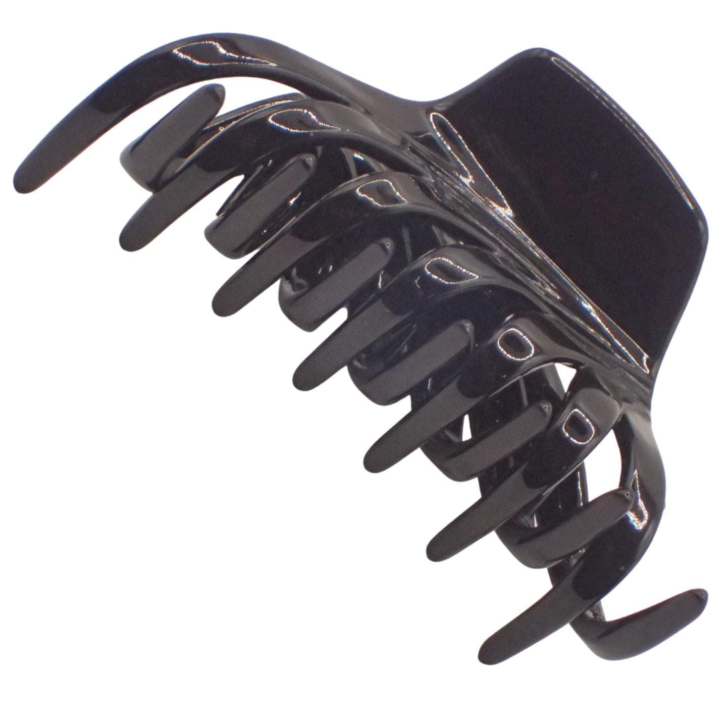 9cm Black or Brown Tort Hair Claw Clip, Detailed Hair Claw for Women & Girls, Thick Hair Claw, Hair Clips Women Claw Clips, Medium Clamps & Claws for Thick Hair