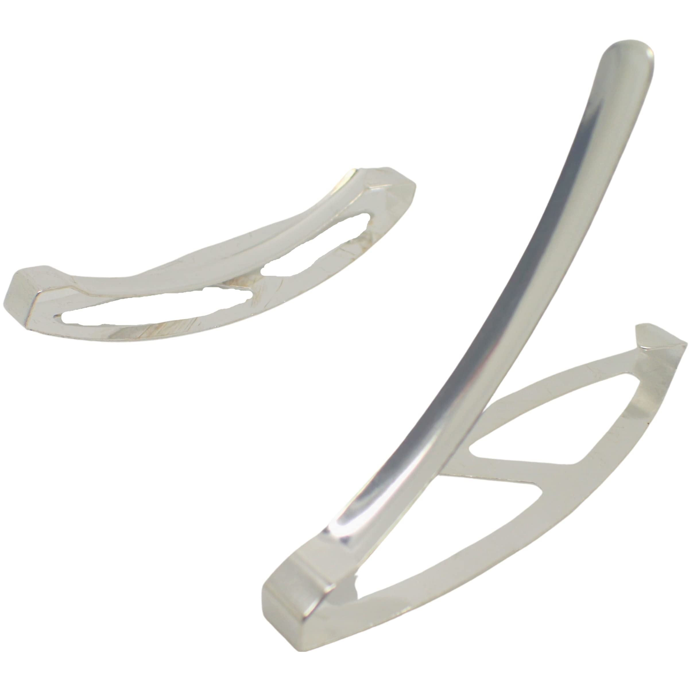 2pcs Open style Hair Clips, Hair Barrettes, Hair Slides, Hair Grips, Hairdressing Clips, Hair Accessories for Women, Metal barrette