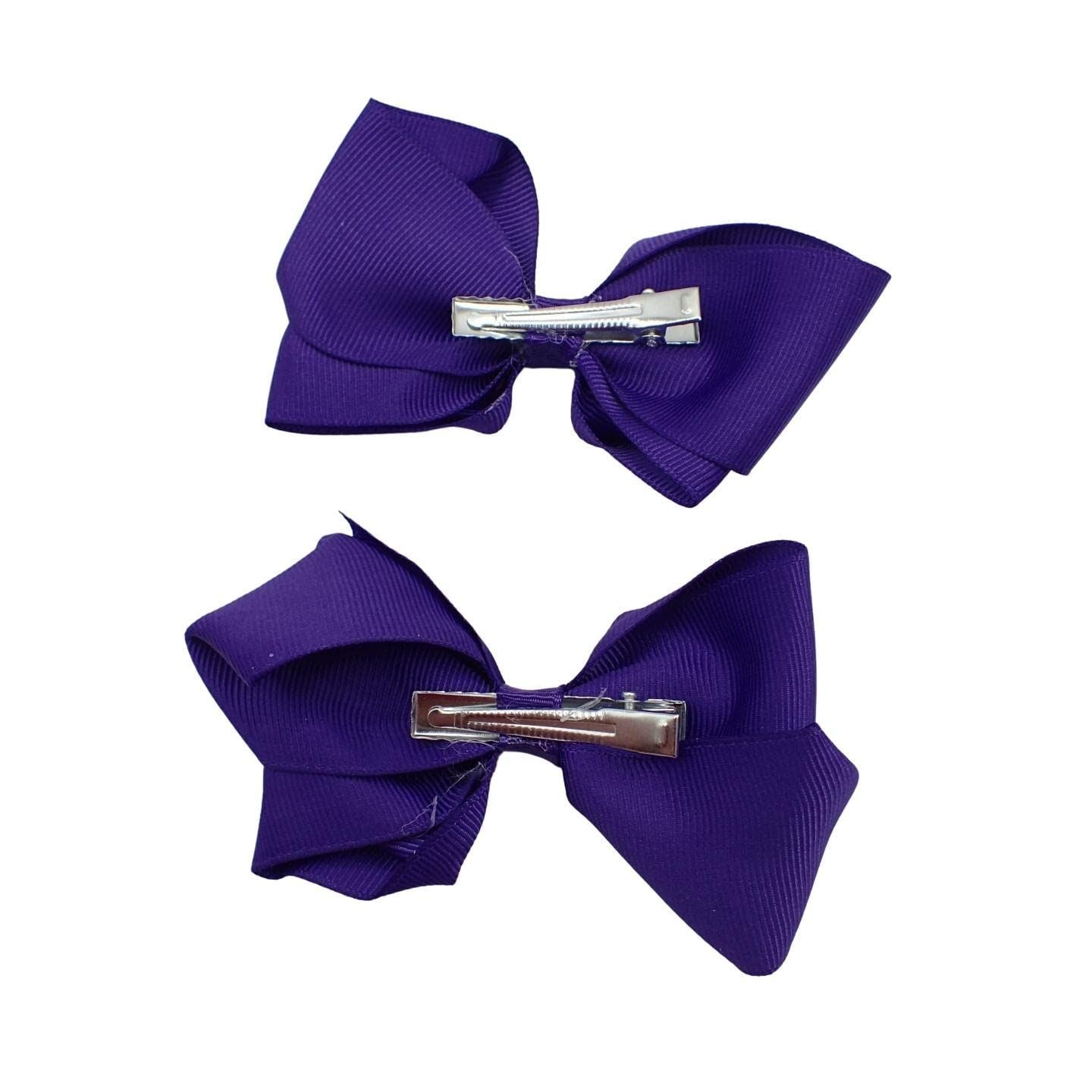 2pc Ribbon Hair Bows Hair Clip Hair Bows for Girls Hair Clips Women Girls Hair Clips Girls Hair Accessories Baby Hair Clips Crocodile Clips Hair Bows