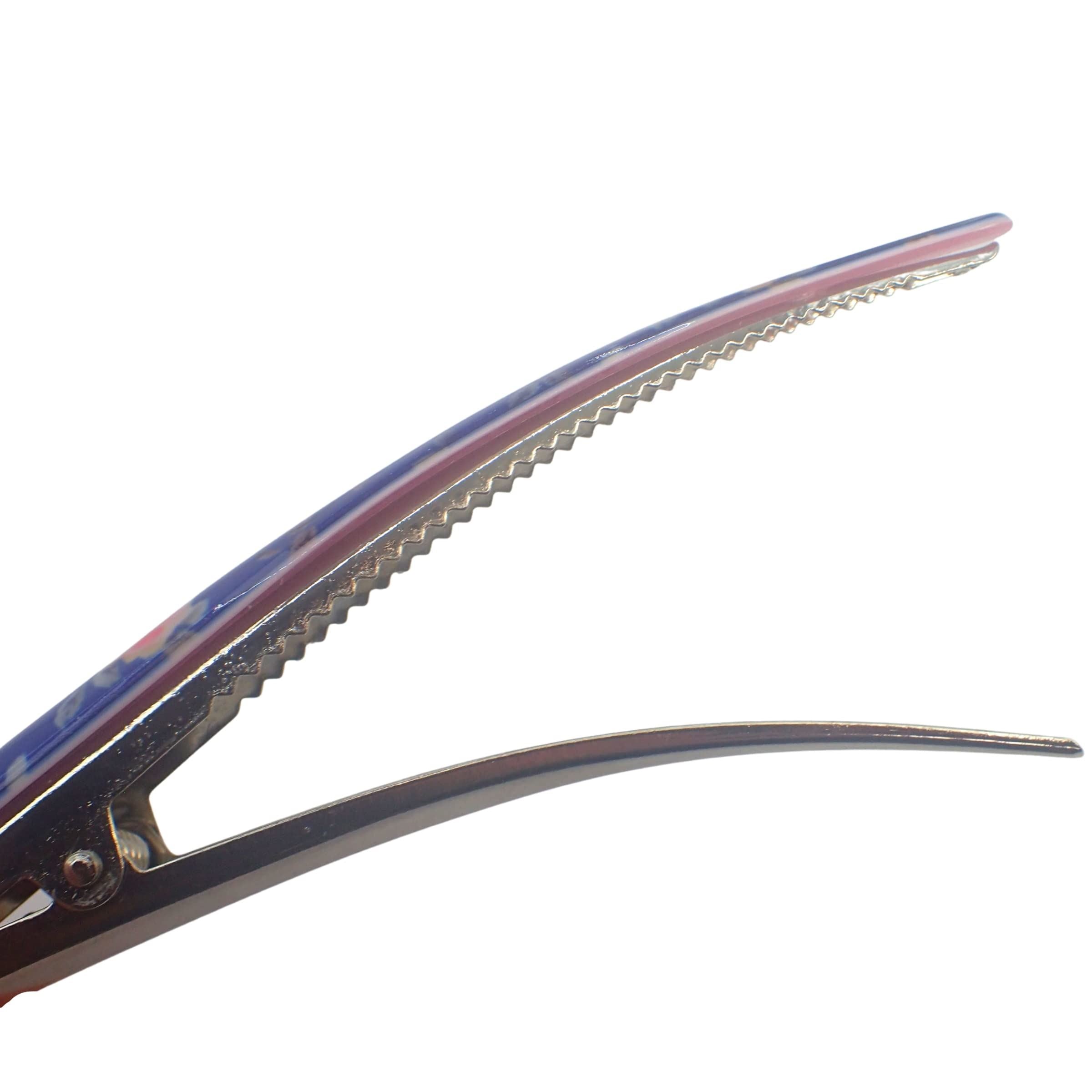 13cm Hair clips for Women, Duckbill / Beak / Concorde design, Sectioning Hair Clips