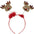 Christmas Headbands for Adults and Kids, Christmas Hats - Trees, Santa Bow, Festive Faces Boppers (Alien Headband), Christmas Hair Accessories, Novelty Xmas Dress