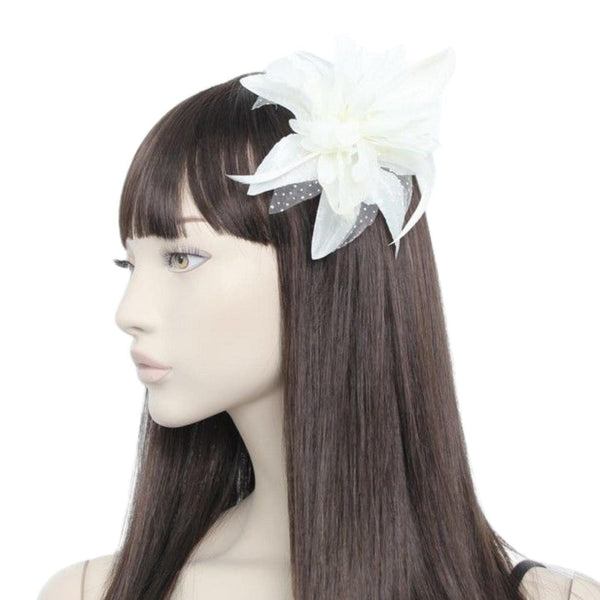 Fascinator Hair Fascinators Hair Fascinator Hair Clip Wedding Hats Royal Ascot Fascinator On Clear Comb Or Aliceband Suitable for Girls, Women, Ladies