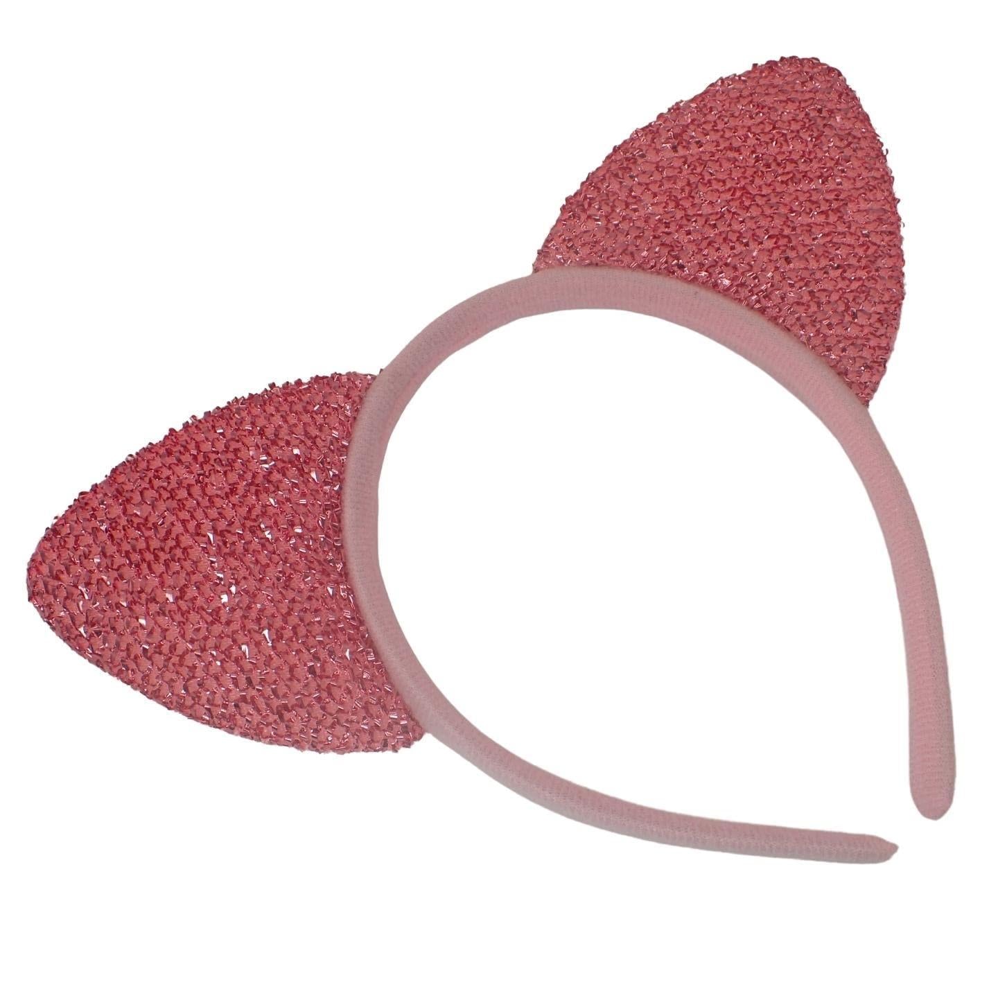 Cat Ears for Kids & Adults, Black Cat Headband, Kids Dress Up, Cosplay Accessories, Animal Fancy Dress Costume, Fluffy Cat Ears, World Book Day Costume