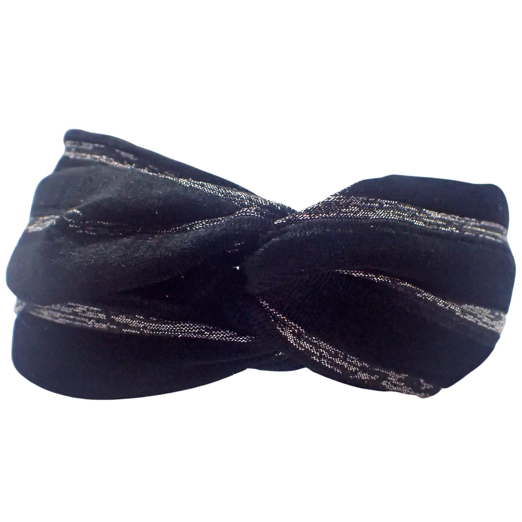 Velvet and Lurex Twist Alice Bands Adult Women, Hair Accessories for Women, Hair Bands for Women, Thick Headband, Womens Headbands, Head Bands Adult Women, Wide Headbands