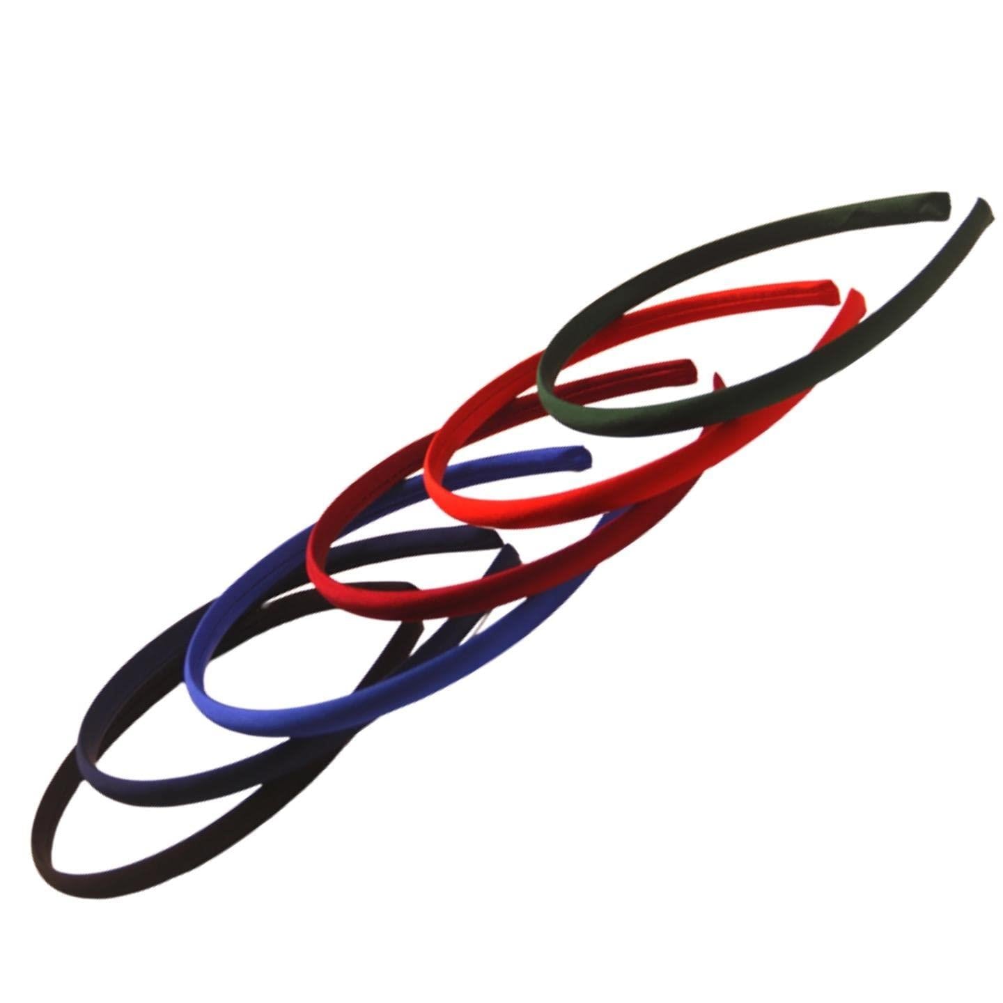 1cm Wide Headband Multipack, Various Designs & Styles For Girls, Ladies, Unisex Adults & Unisex Kids Hair