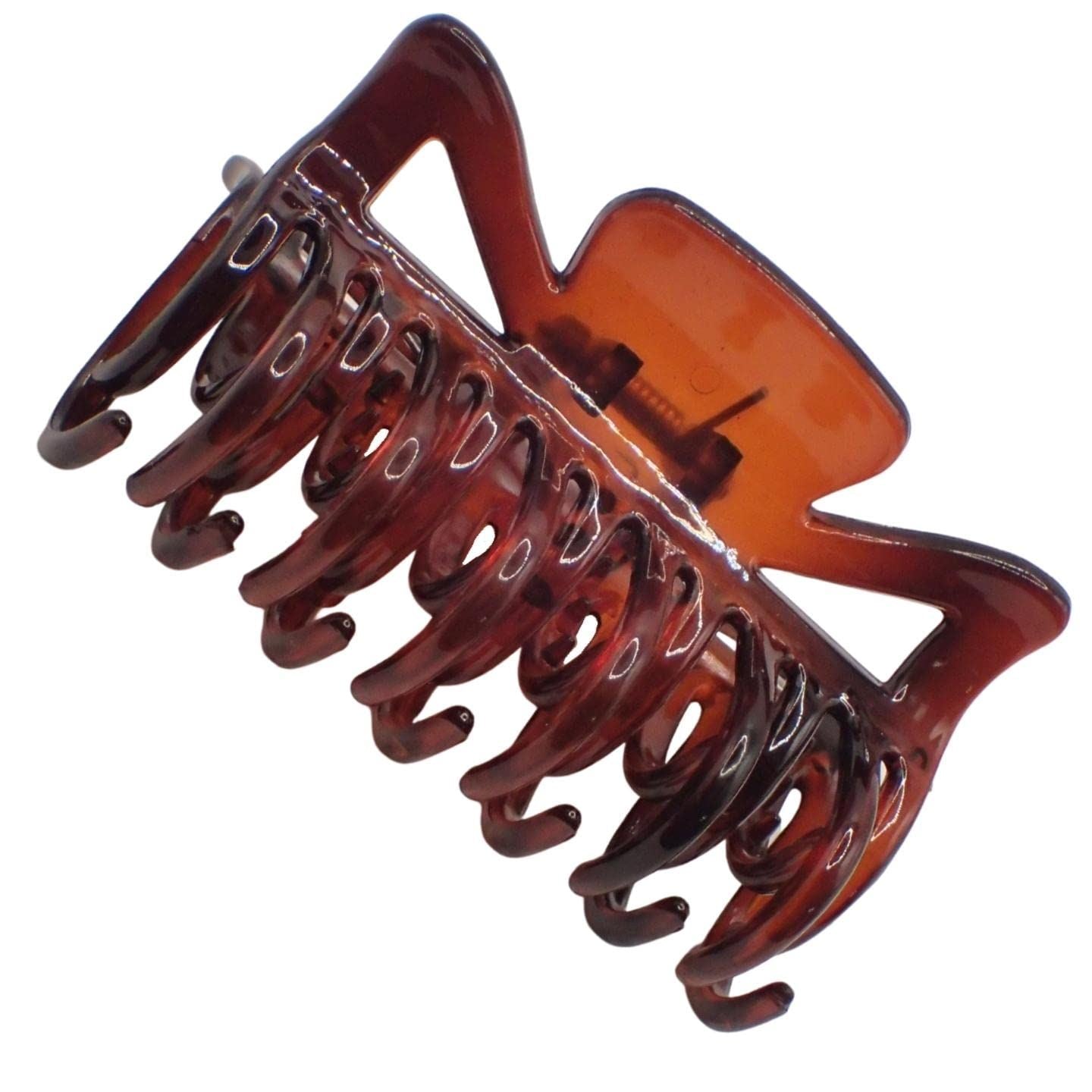 8.5cm Black or Brown Tort Hair Claw Clip, Detail Hair Claw for Women & Girls, Thick Hair Claw Clip, Hair Clips for Ladies, Womens Claw Clips for Thick Hair