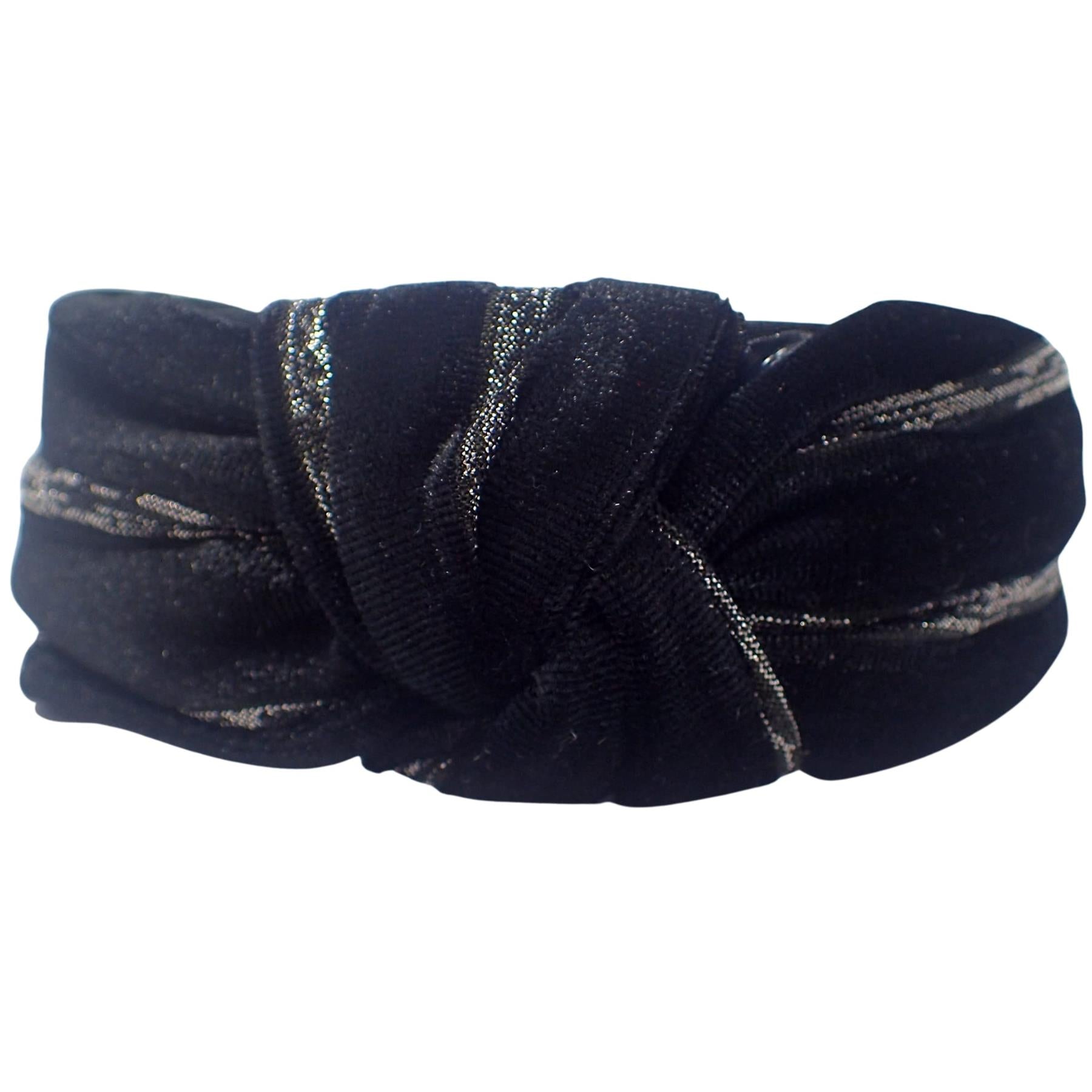Velvet and Lurex Knot Alice Bands Adult Women, Hair Accessories for Women, Hair Bands for Women, Thick Headband, Womens Headbands, Head Bands Adult Women, Wide Headbands