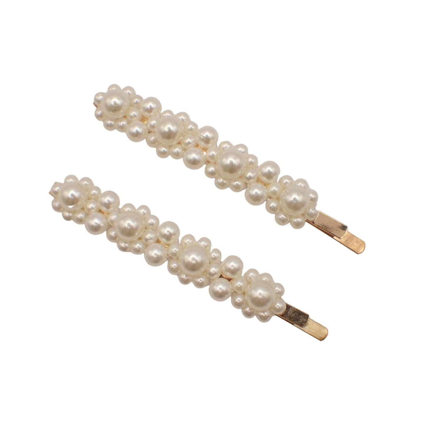 Beautiful Beaded Hair Grips, Coloured Grips For Prom, Bride or Flower Girl, Womens Hair Clip, Bobby Pins, Kirby Grip Accessory