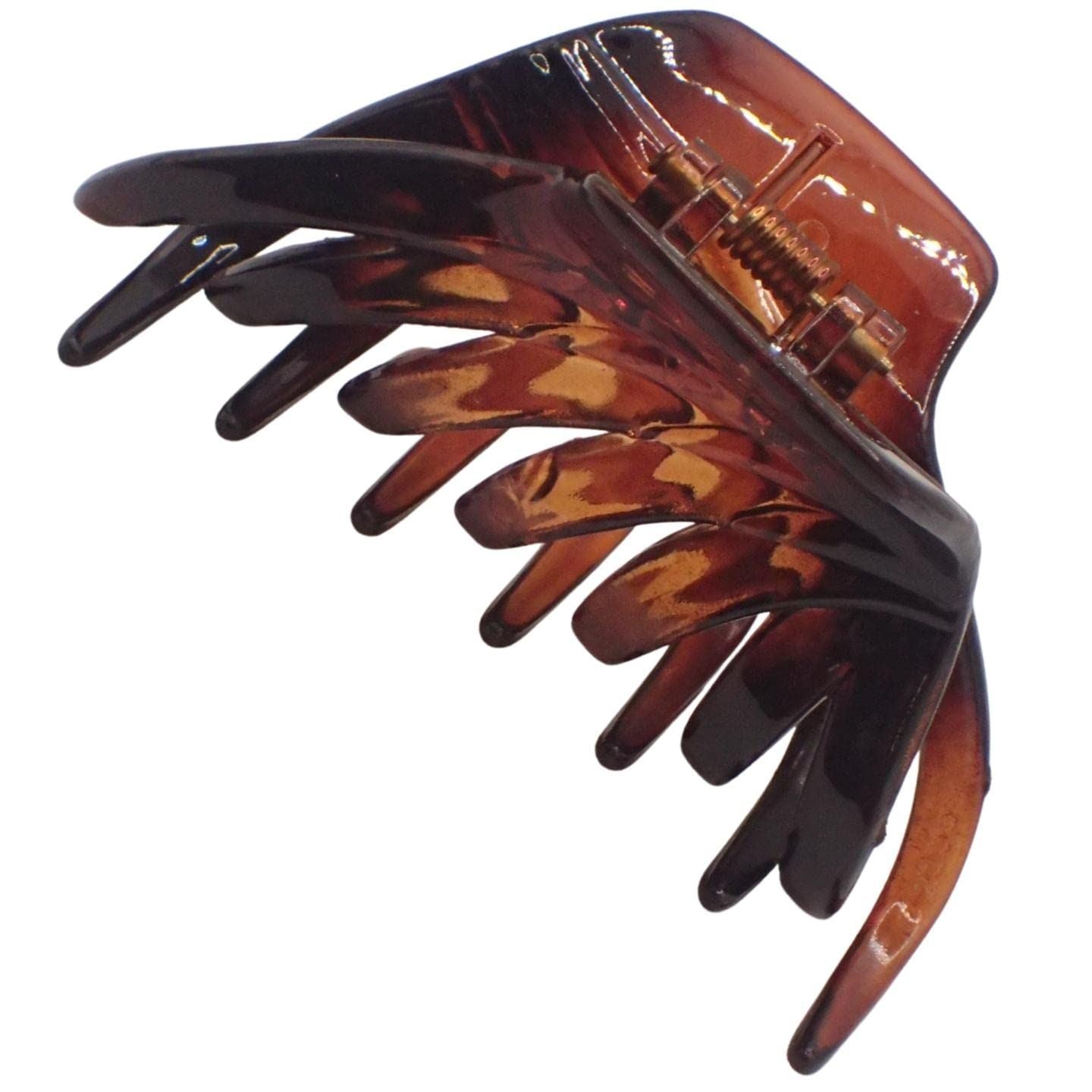 9cm Black or Brown Tort Hair Claw Clip, Detailed Hair Claw for Women & Girls, Thick Hair Claw, Hair Clips Women Claw Clips, Medium Clamps & Claws for Thick Hair