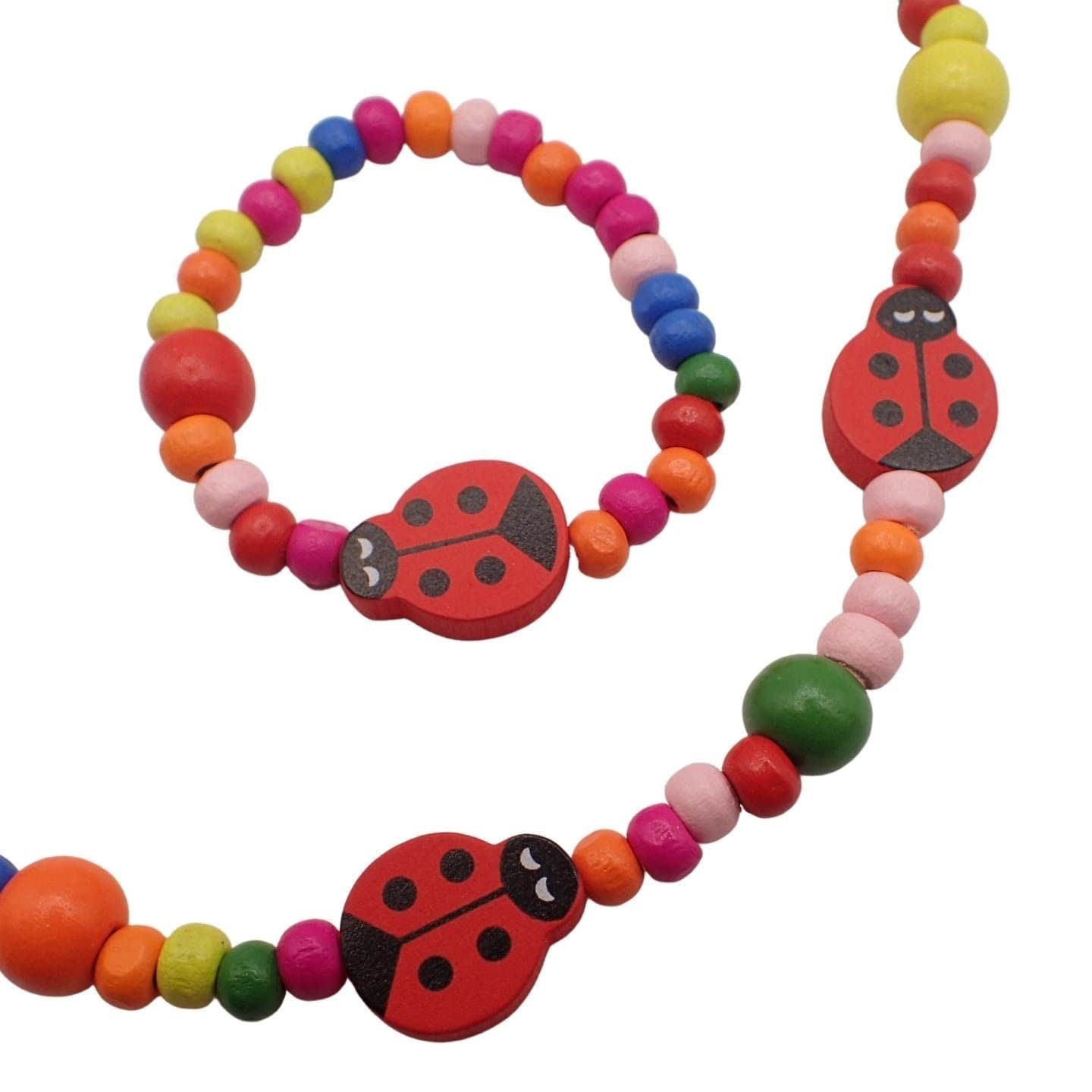 Children's Wooden Necklace & Bracelet Sets