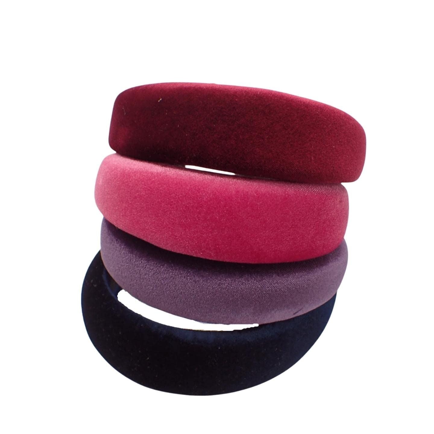 Thick, Soft, Pretty Padded Velvet Headband, Various Colourful Sets, Fluffy Alice Bands For Girls & Boys, Women & Men