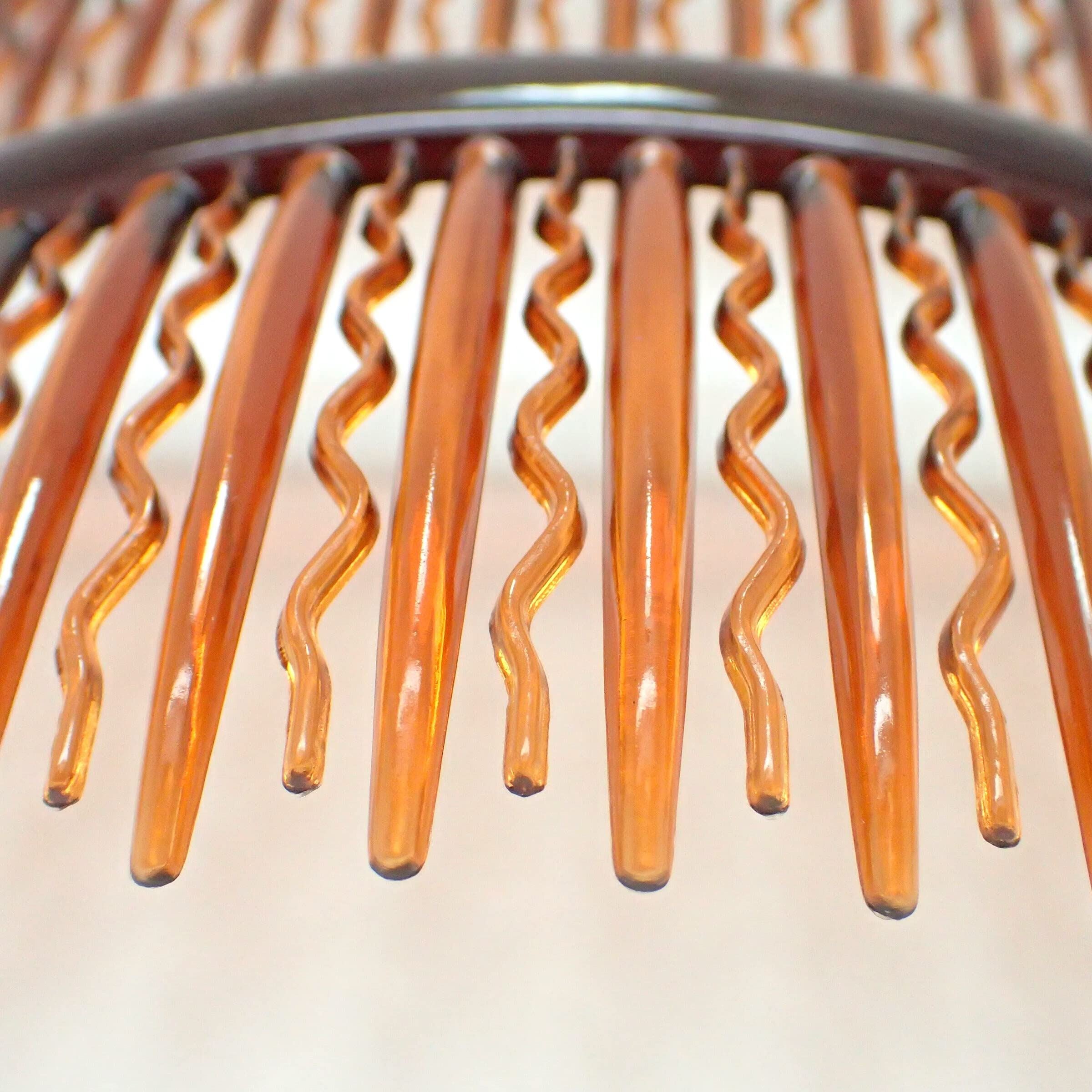 12cm / 4.7" 2 piece Large Plastic Hair Comb Slides for Women and Girls