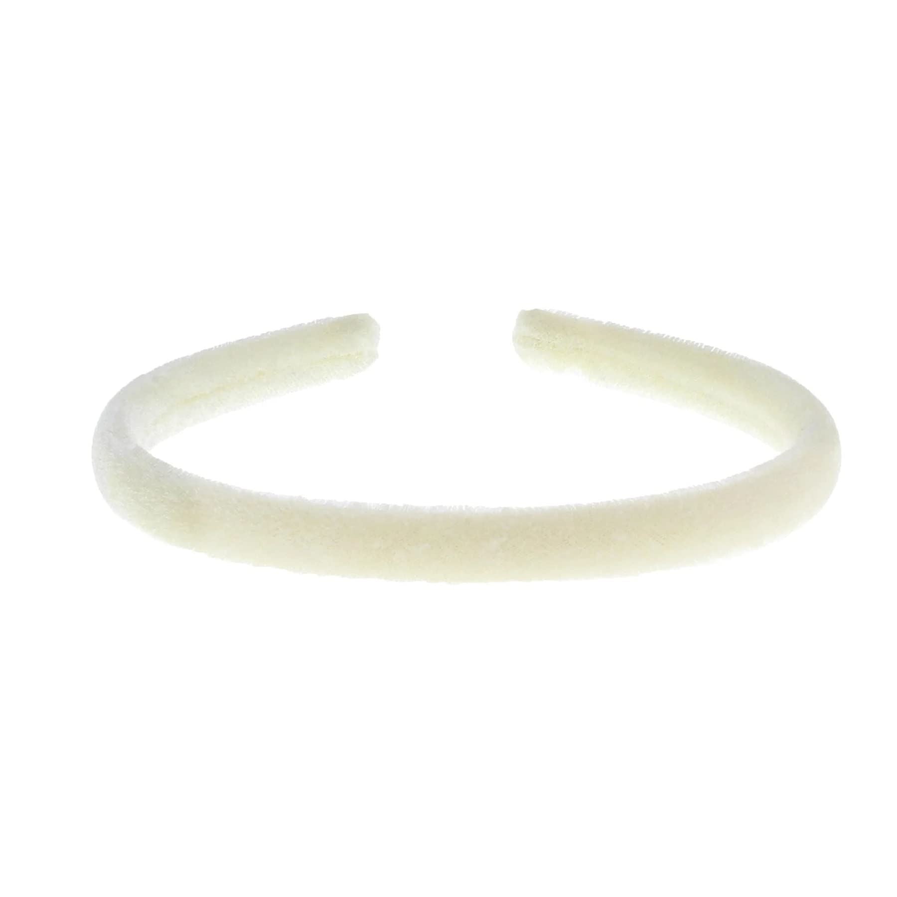 2pc 1cm/0.4" Thin Velvet Hair Bands Headbands Alice Bands Head Bands Hair Accessories Hair Styling Accessories Women's Fashion Headbands Girls Fashion