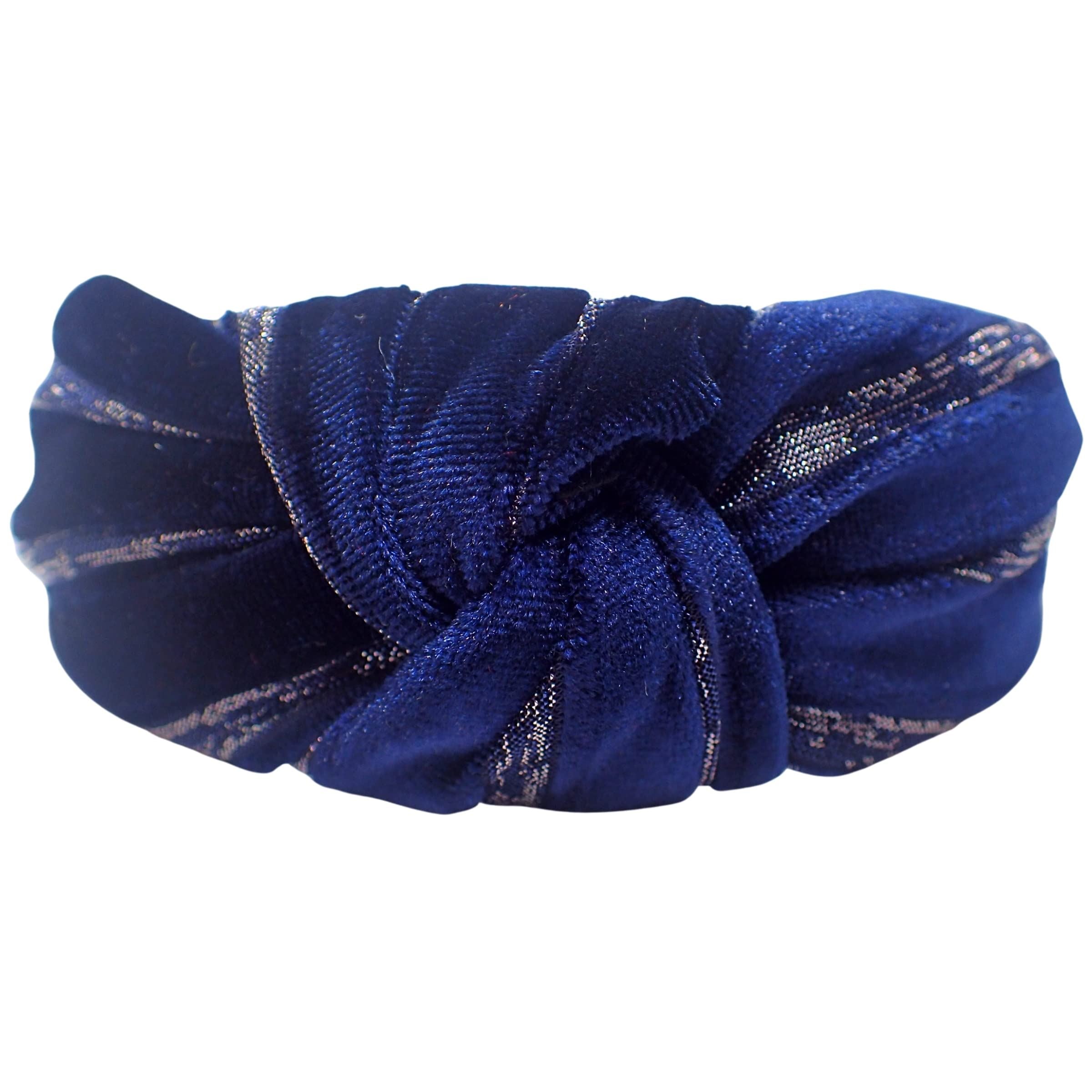 Velvet and Lurex Knot Alice Bands Adult Women, Hair Accessories for Women, Hair Bands for Women, Thick Headband, Womens Headbands, Head Bands Adult Women, Wide Headbands