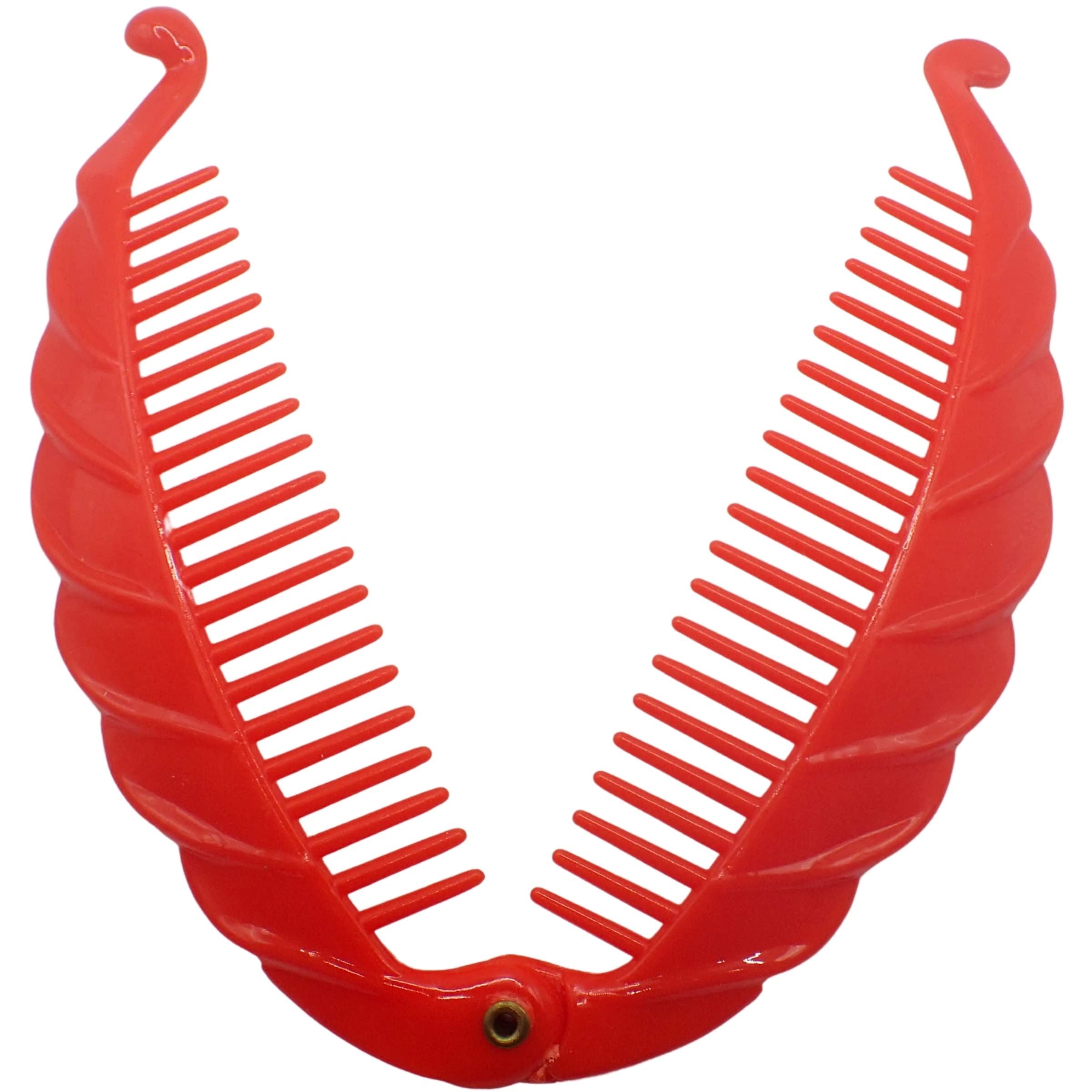 Hair Banana Clips Banana Fish Women Ladies Girls Kids Long Thick Wide Tooth Comb Pins Light Double Grippers Styling Products