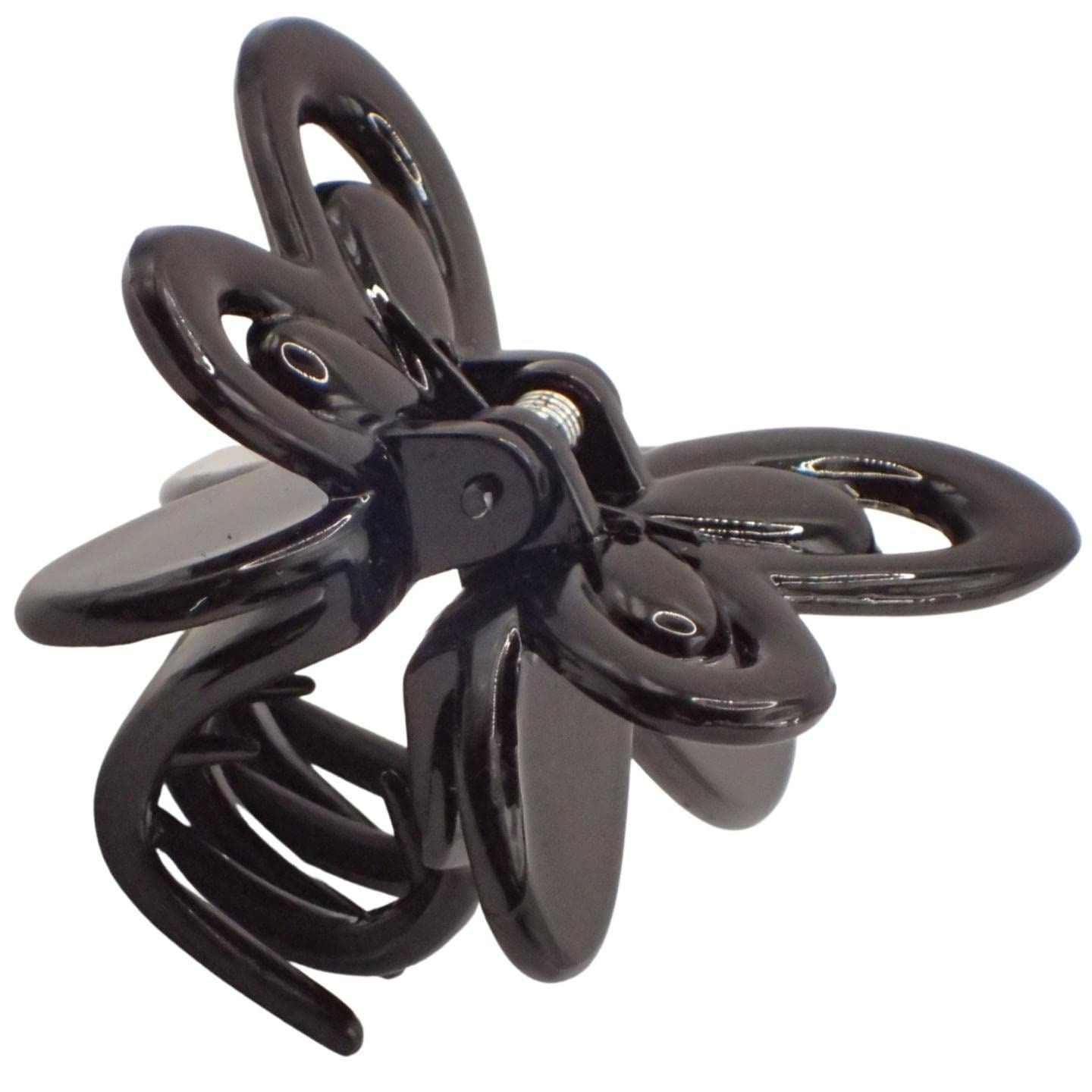 Small Black or Tort Hair Claw Clip, Small Detailed Claw Clips for Ladies & Girls, Womens Hair Claws for Thick Hair, Cute Small Hair Clips