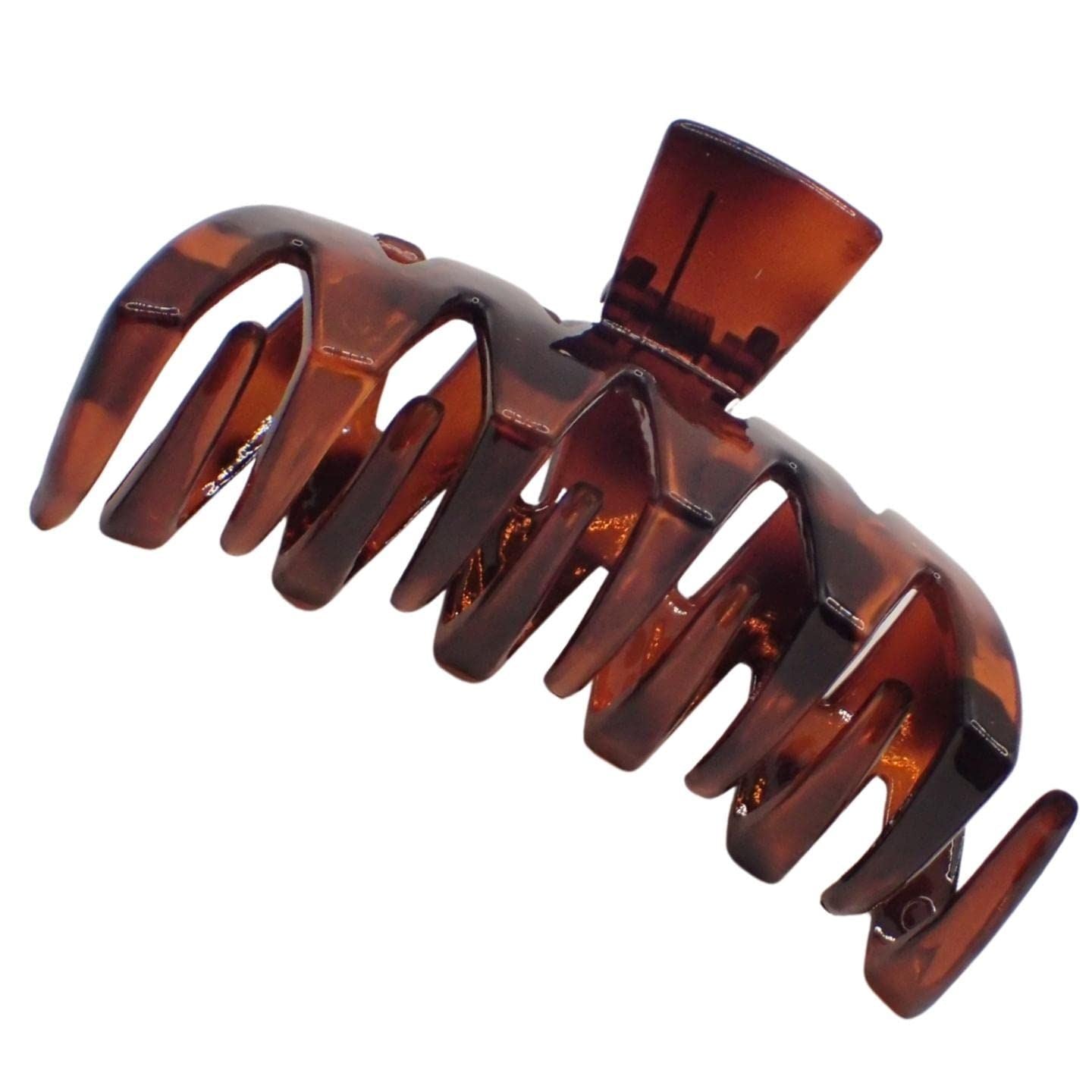 8.5cm Black or Brown Tort Hair Claw Clip, Detail Hair Claw for Women & Girls, Thick Hair Claw Clip, Hair Clips for Ladies, Womens Claw Clips for Thick Hair