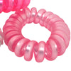Metallic Spiral Hair Ties for Girls and Women, Hair Accessories for Girls, Hair Bobbles, Hair Elastics, Hair Bands for Women, Elastic Bands for Hair