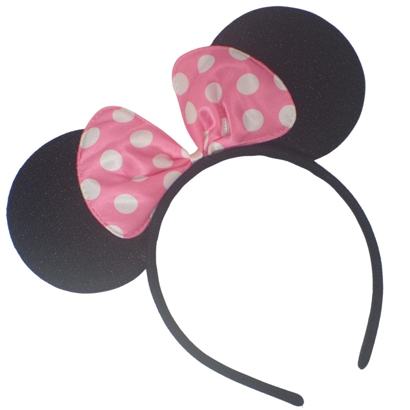 Mouse Ears Head band, Black mouse ears, Rat costume, Mice Ears with Spotty Bow, Adult Mouse Ears, Mouse Ears on Alice band for Adults and Kids, Mouse costume kids