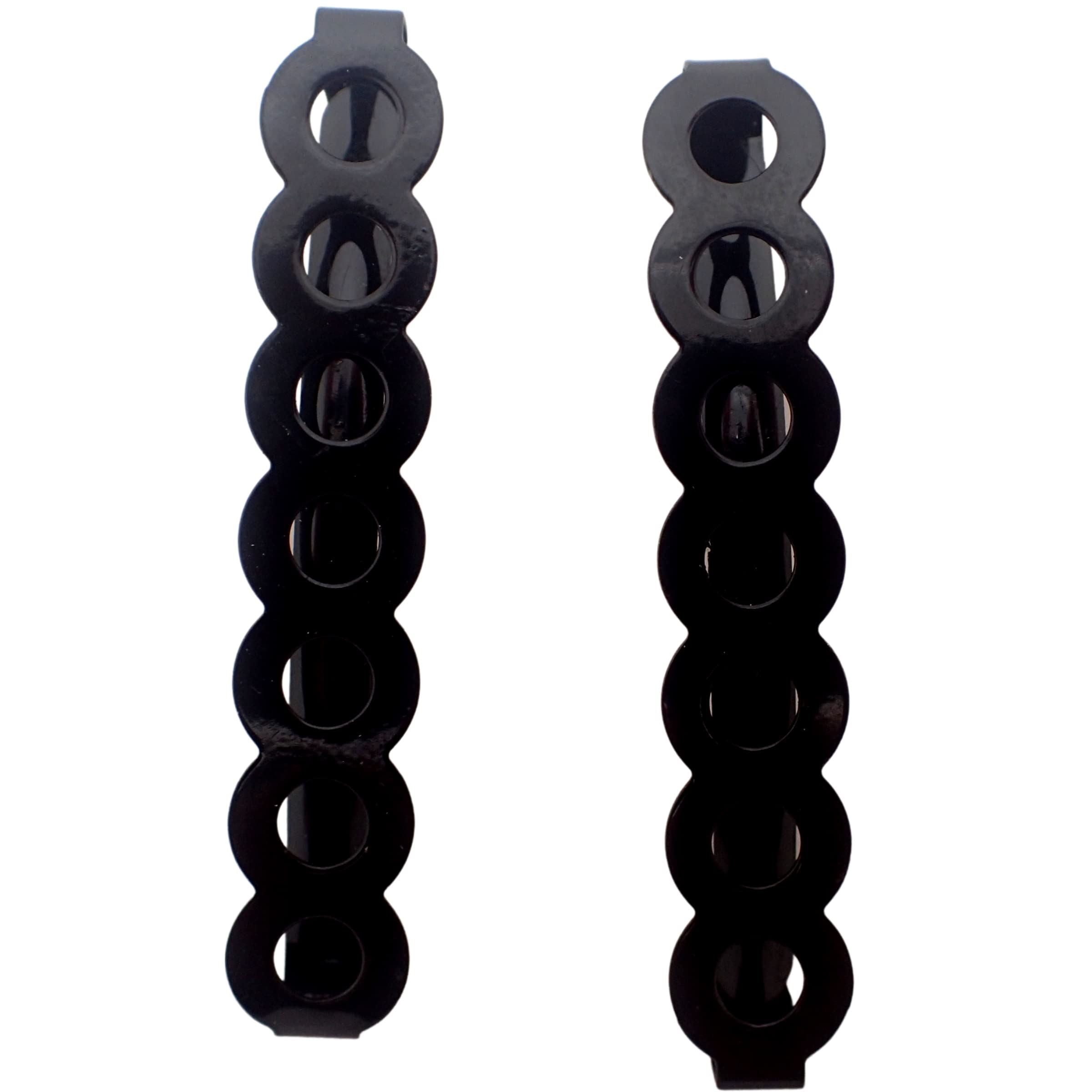 2pcs Open style Hair Clips, Hair Barrettes, Hair Slides, Hair Grips, Hairdressing Clips, Hair Accessories for Women, Metal barrette