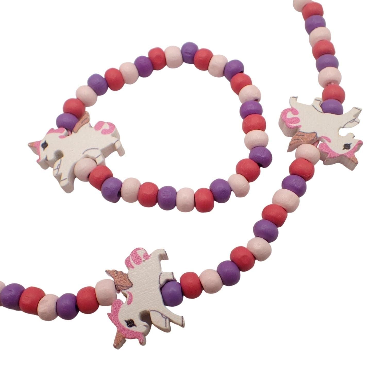 Children's Wooden Necklace & Bracelet Sets