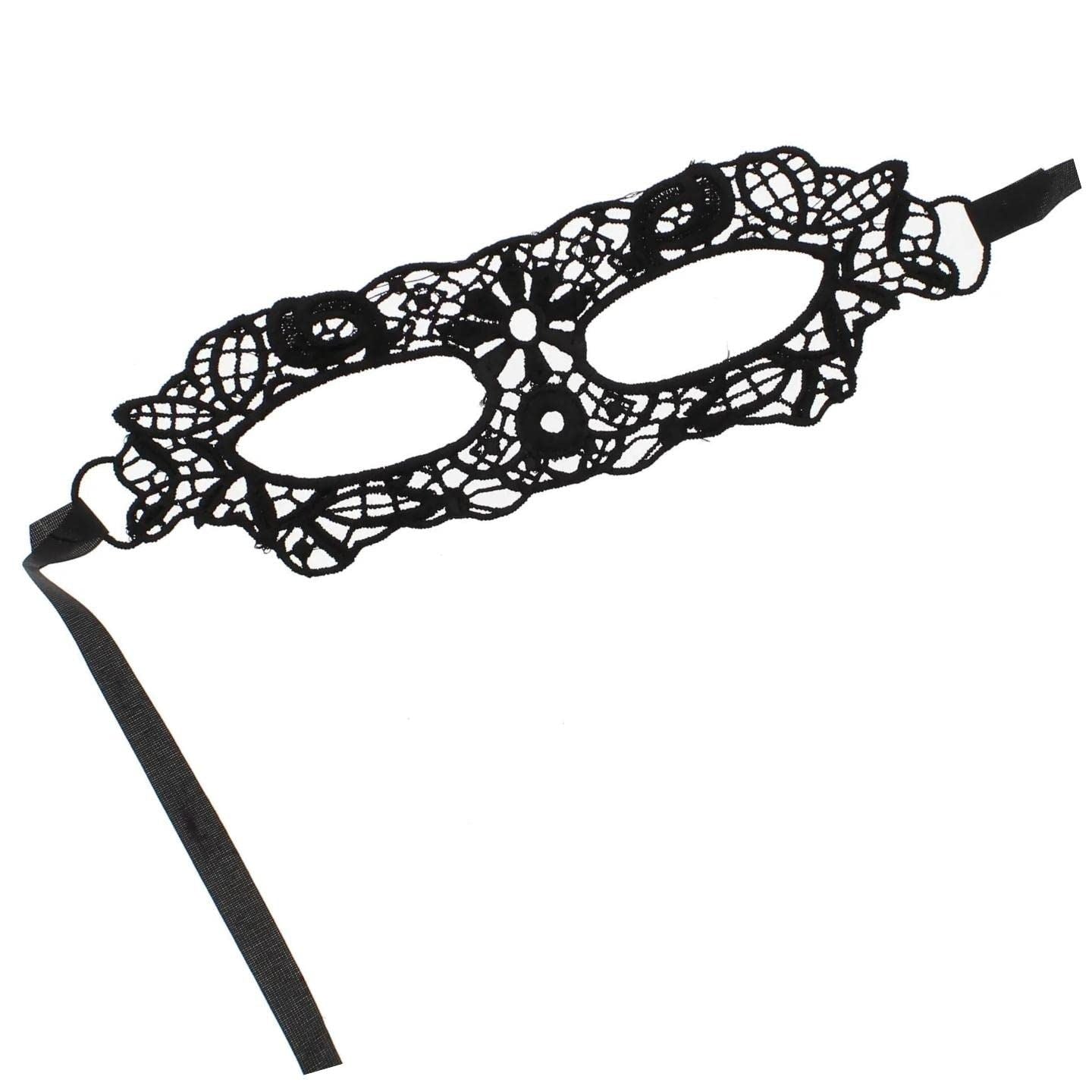 Black Lace Masquerade Mask for Women and Men, Fancy Dress Adult, Mask Costume, Phantom of the Opera Mask, Gothic Accessories, Venetian Mask
