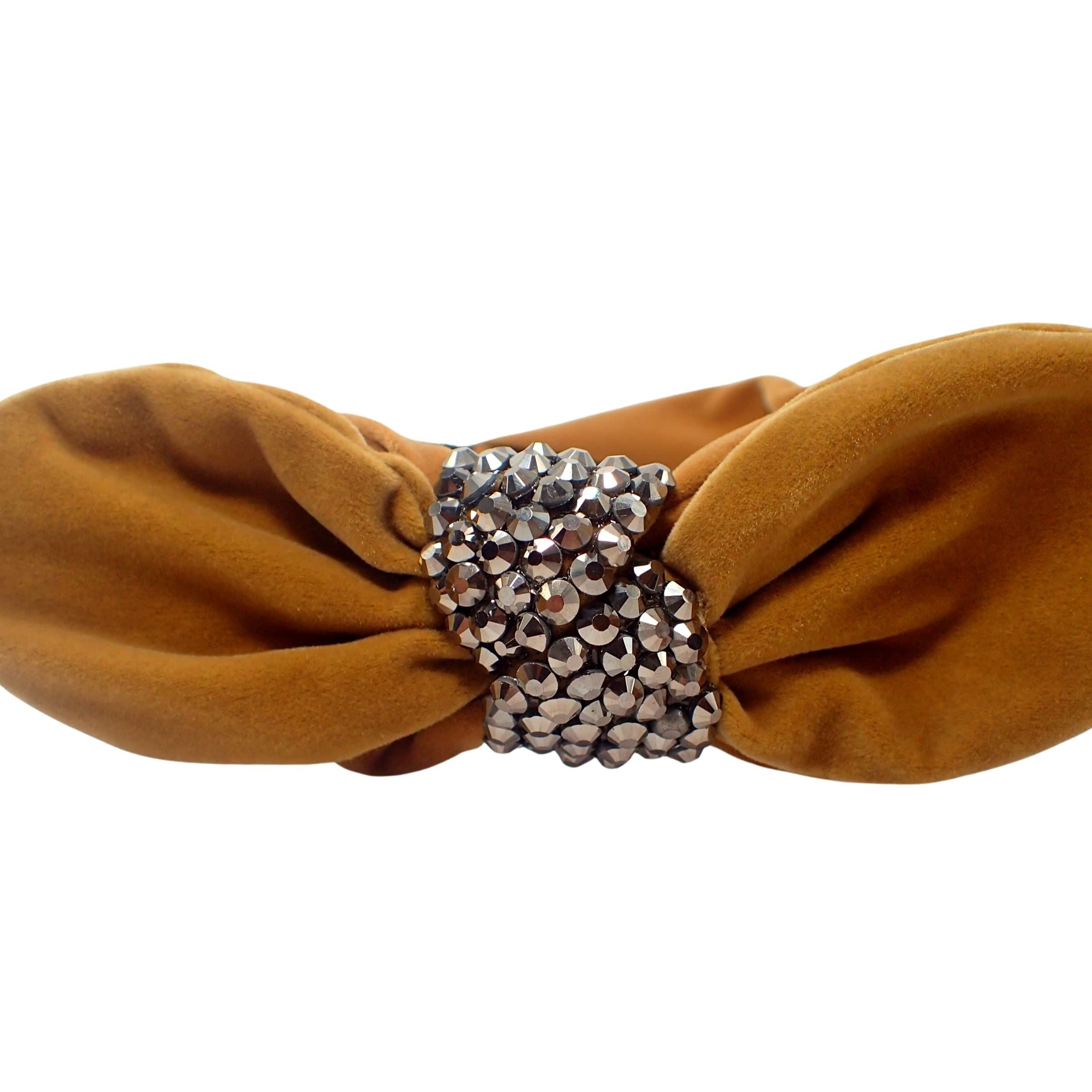 Velvet Bow Alice Bands Adult Women, Hair Accessories for Women, Hair Bands for Women, Thick Headband, Womens Headbands, Head Bands Adult Women, Wide Headbands