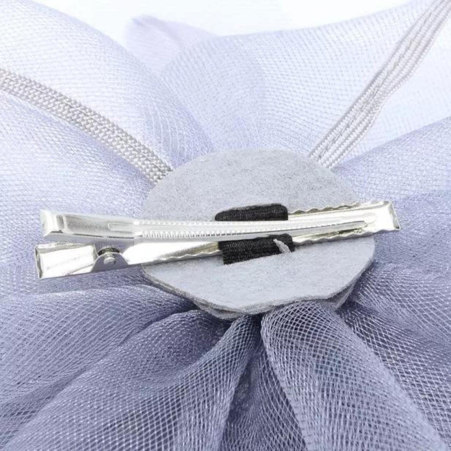 Fascinator Hair Clip Fascinator Headband Hairband Fascinators Flower Fascinator Flower Hair Clip Flower Feather Clip On Clip Or Aliceband For Girls, Women