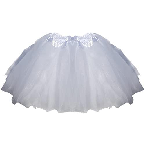Cute White TuTu's for Girls, Kids Tutu Skirt, Ballet or Princess Costume Tutu for Teenagers & Girls Tulle Skirt, Costumes Skirts & Tutus, Sparkles