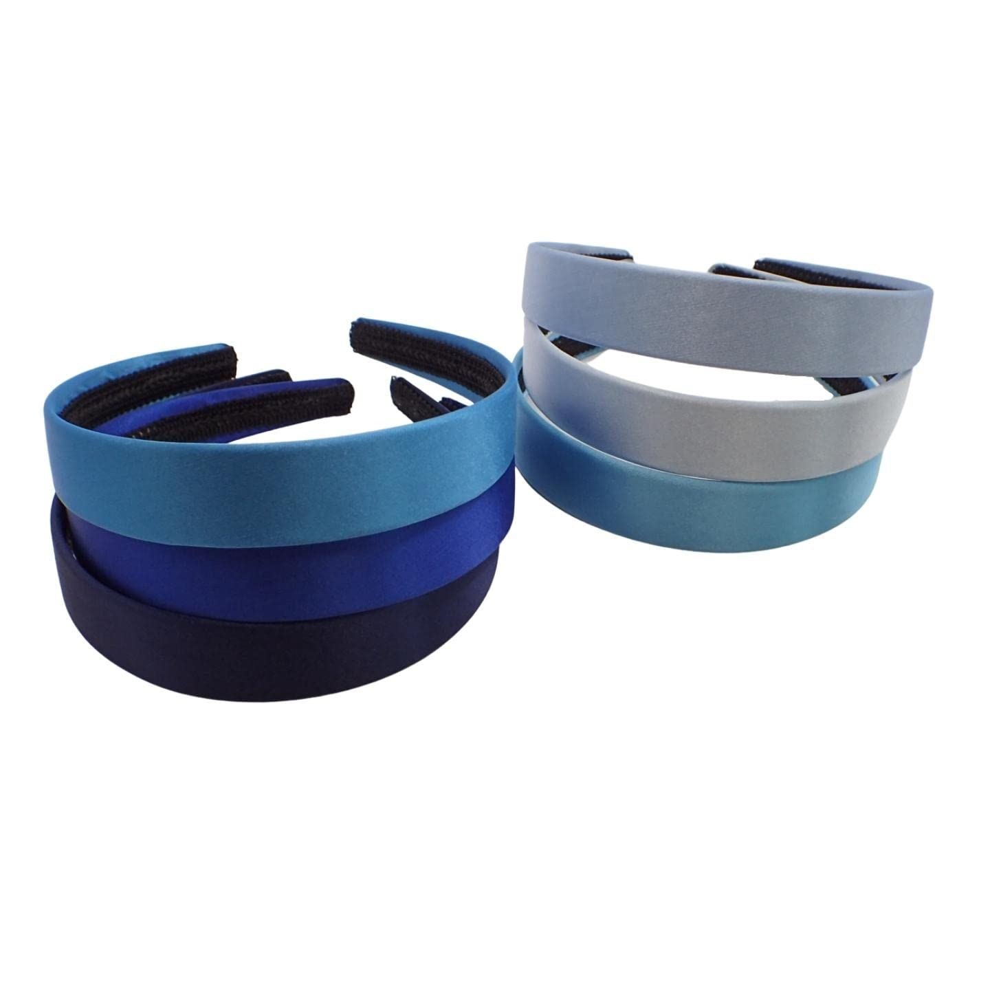 6pcs 2.5cm Wide Alice Headband Multipack, Various Designs & Styles For Girls, Ladies, Unisex Adults & Unisex Kids Hair