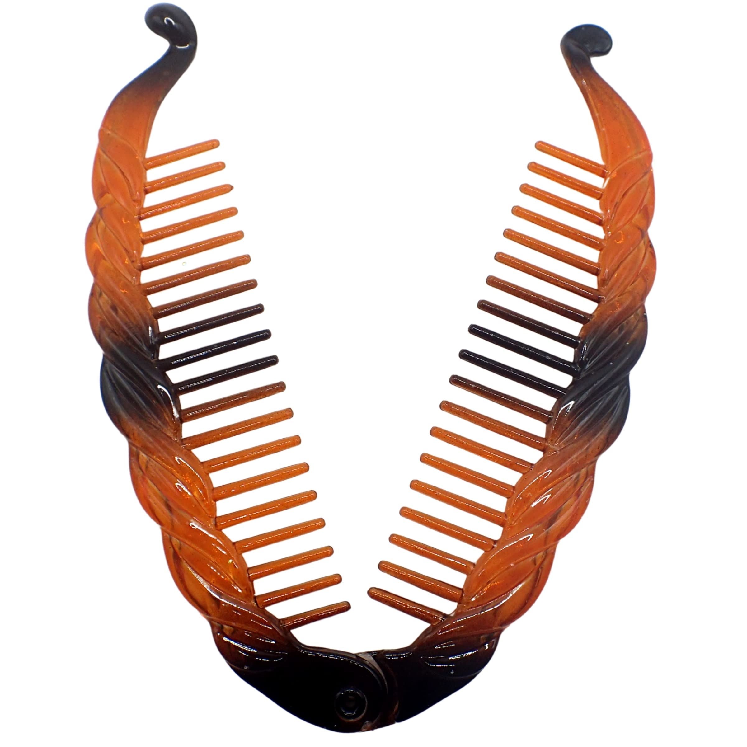 Hair Banana Clips Banana Fish Women Ladies Girls Kids Long Thick Wide Tooth Comb Pins Light Double Grippers Styling Products