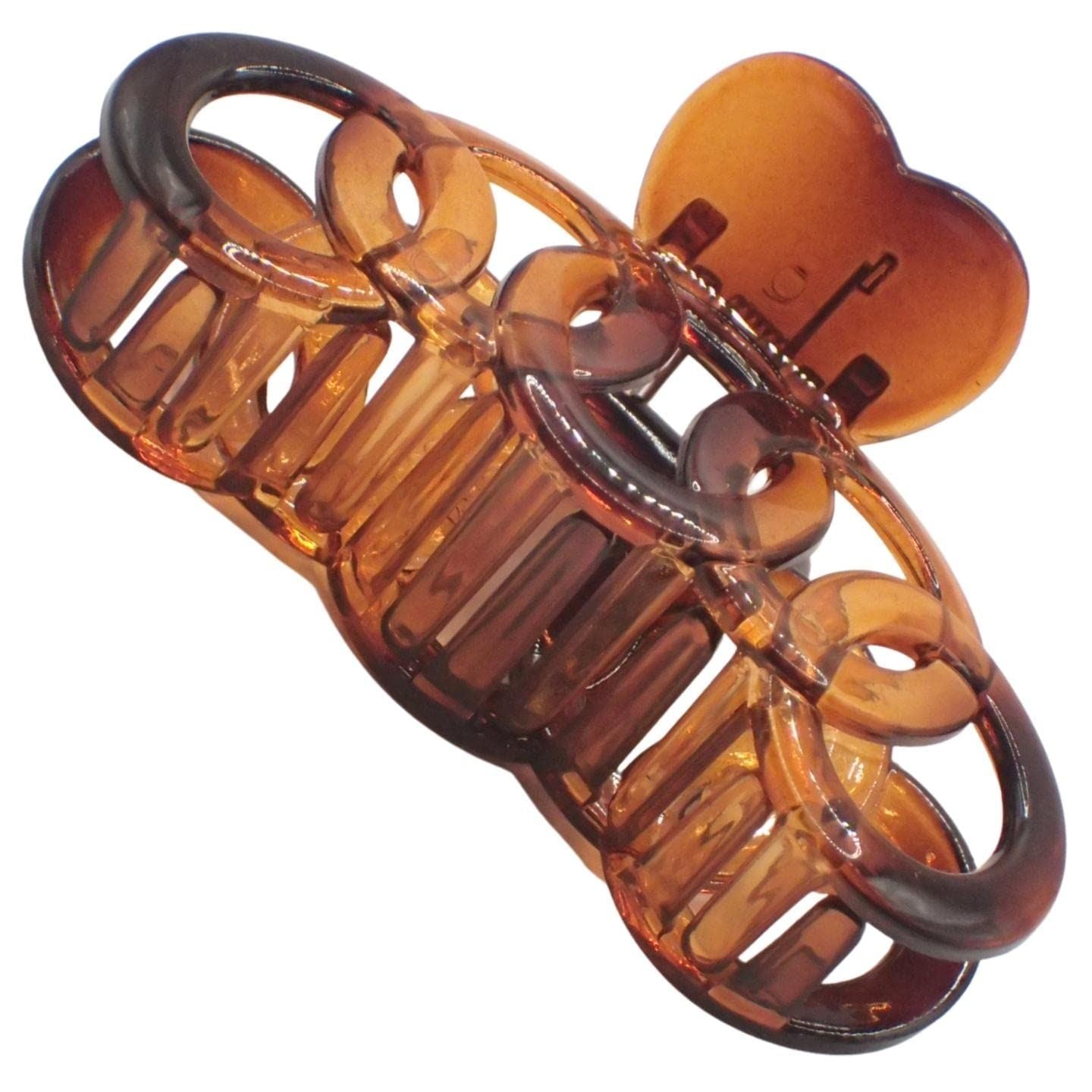 9cm Black or Brown Tort Hair Claw Clip, Detailed Hair Claw for Women & Girls, Thick Hair Claw, Hair Clips Women Claw Clips, Medium Clamps & Claws for Thick Hair