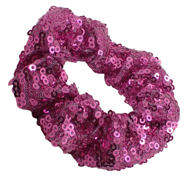 Sparkly Sequin Scrunchies Set of 2, Scrunchie for Girls Hair, Hair Tinsel Alternative, Sequins Bobble for Christmas, Hair Sequins for Girls & Women Bobbles, Xmas Hairstyle