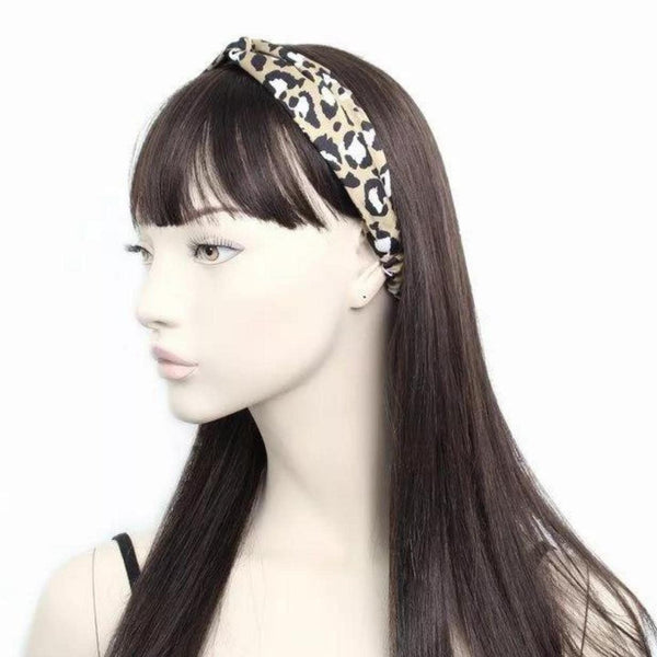 Hair Headband Bandeau Headbands Hairband Cross Knot Knotted Headband Leopard Print Headband Hair Bandeau Polka Dot Headband Bandeau For Women, Ladies, Kids, Men