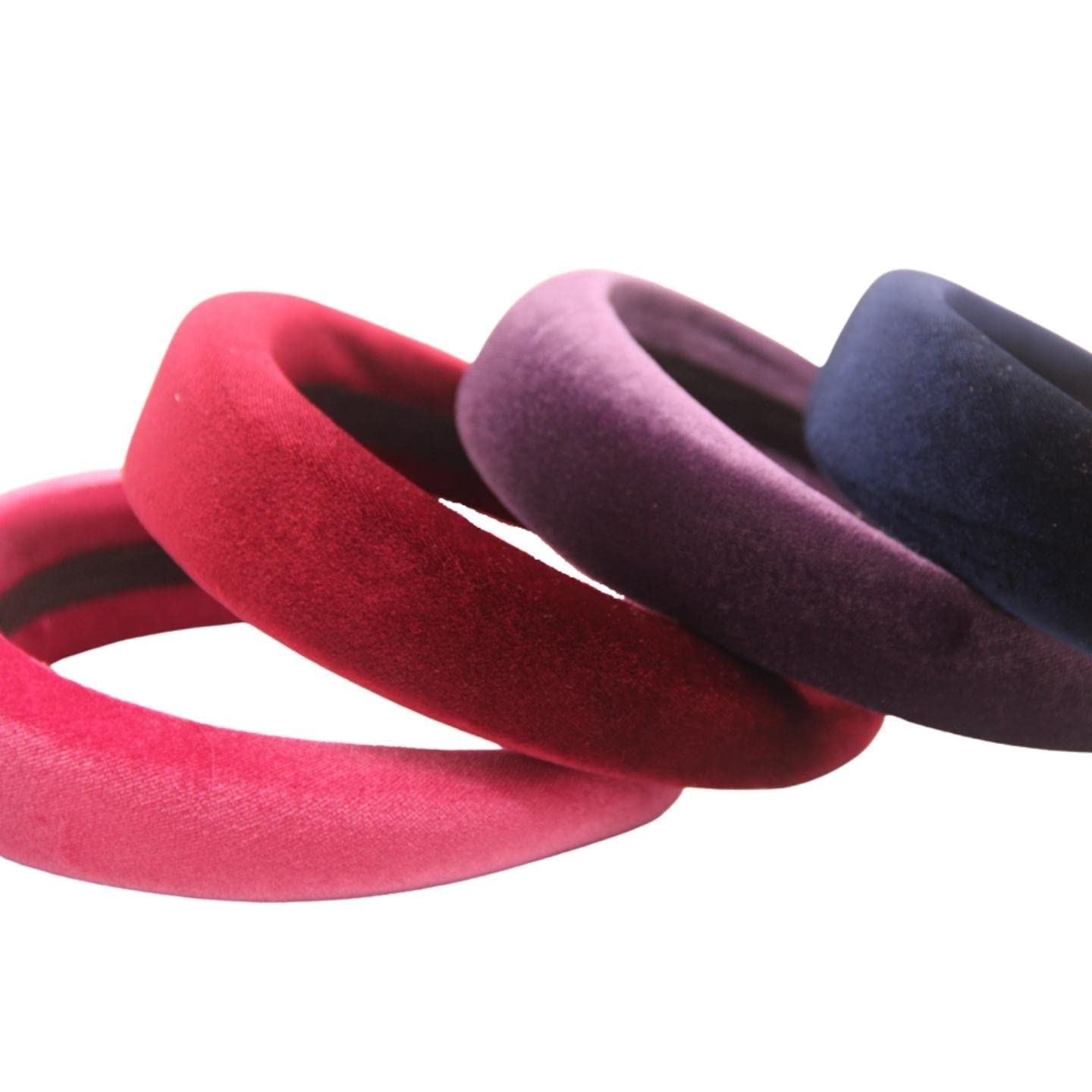Thick, Soft, Pretty Padded Velvet Headband, Various Colourful Sets, Fluffy Alice Bands For Girls & Boys, Women & Men