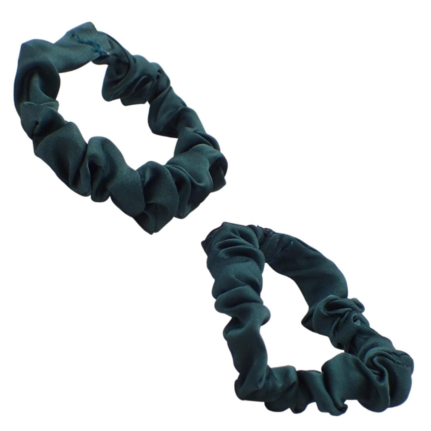 Small Satin Scrunchies for Girls & Women, Non-Slip Scrunchie, Imitation Silk Scrunchies, Hair Bobbles