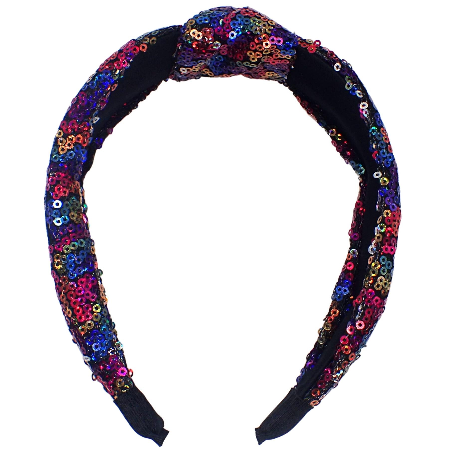 Sequin Knot Alice Bands Adult Women, Hair Accessories for Women, Hair Bands for Women, Thick Headband, Womens Headbands, Head Bands Adult Women, Wide Headbands