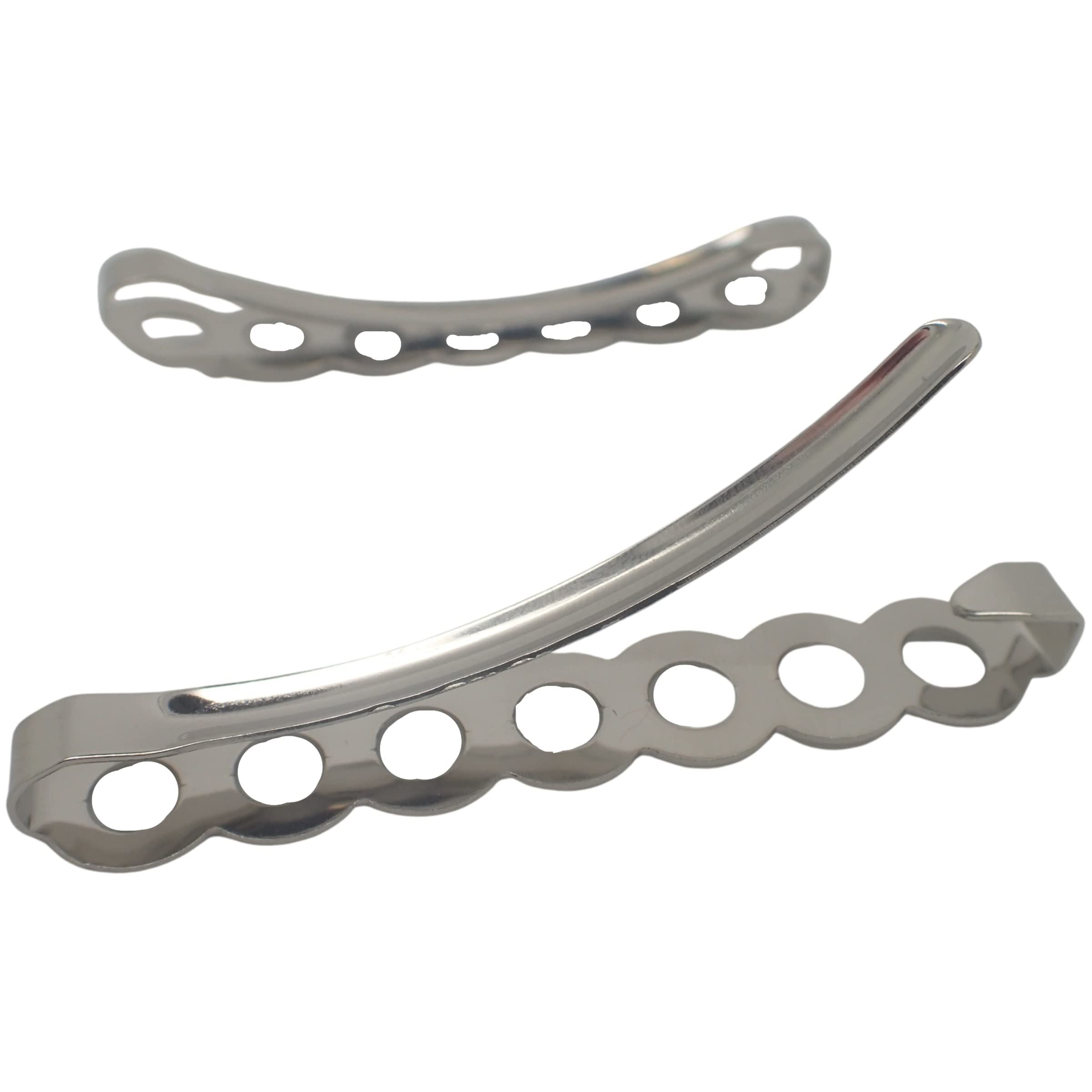 2pcs Open style Hair Clips, Hair Barrettes, Hair Slides, Hair Grips, Hairdressing Clips, Hair Accessories for Women, Metal barrette