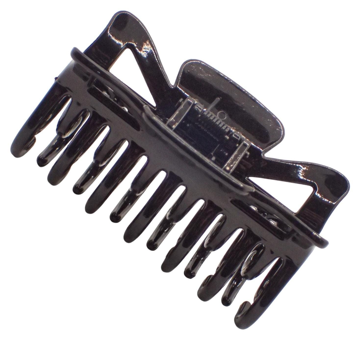 8.5cm Black or Brown Tort Hair Claw Clip, Detail Hair Claw for Women & Girls, Thick Hair Claw Clip, Hair Clips for Ladies, Womens Claw Clips for Thick Hair