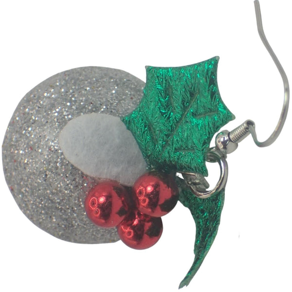 2pcs Christmas EarRings for Women or Girls, Earrings for Women Dangling Christmas Tree, Bauble, Christmas Pudding, Hooks, Studs, Reindeer Santa Hat Ho Ho Ho Holly