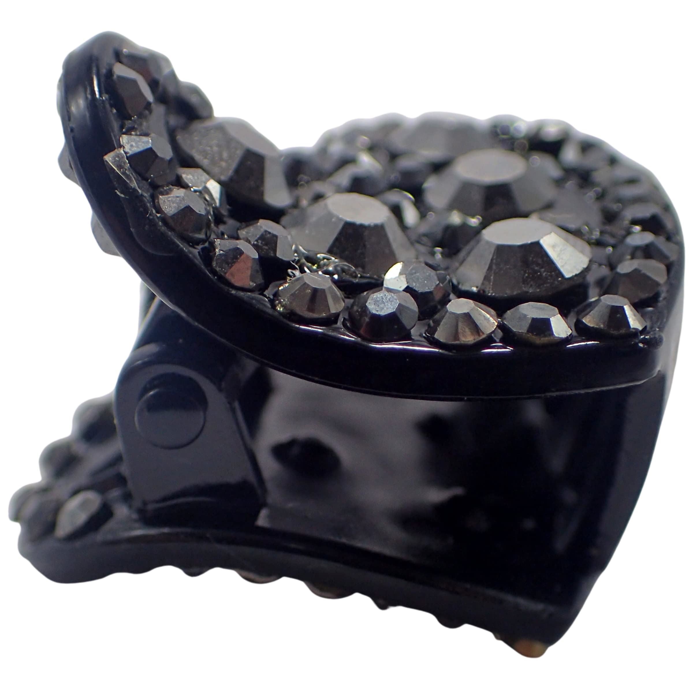 2pc Rhinestone Heart Claw Clips for Women and Girls Valentines