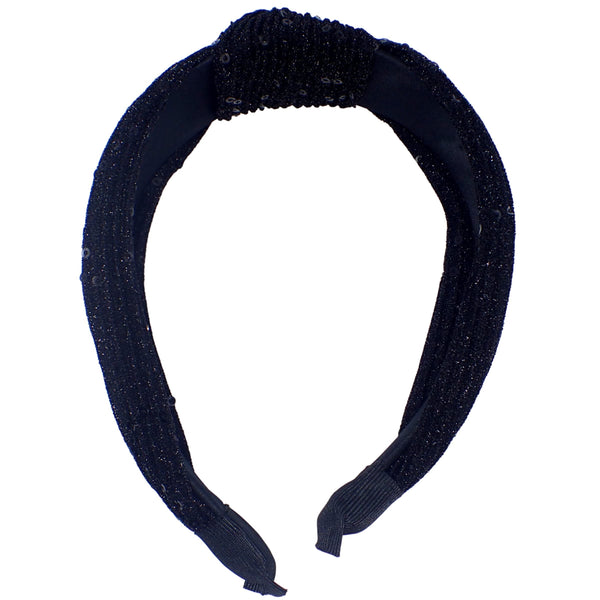 Lurex Sequin Knot Alice Bands Adult Women, Hair Accessories for Women, Hair Bands for Women, Thick Headband, Womens Headbands, Head Bands Adult Women, Wide Headbands